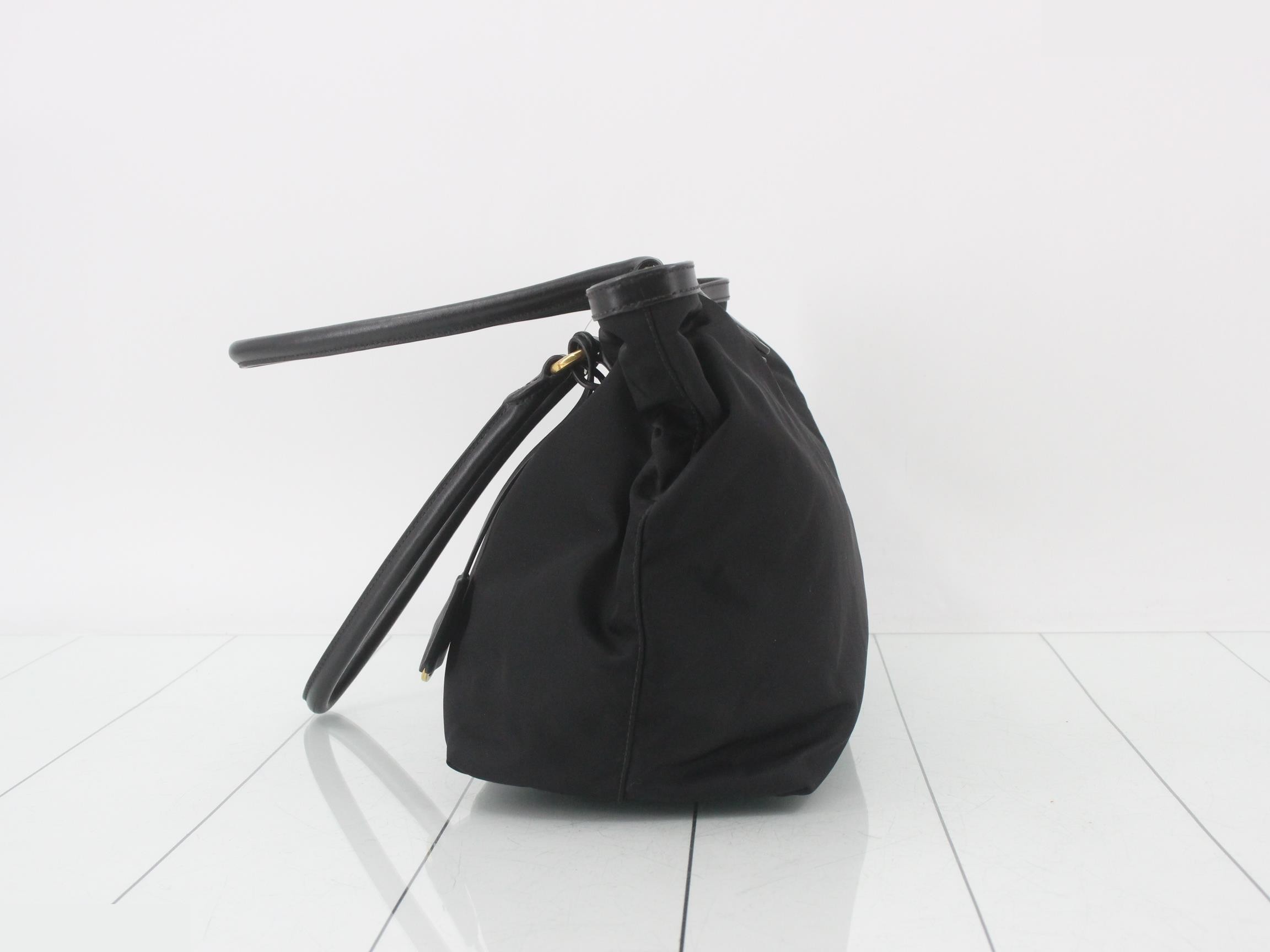 Nylon bag/tote bag, black — view 3