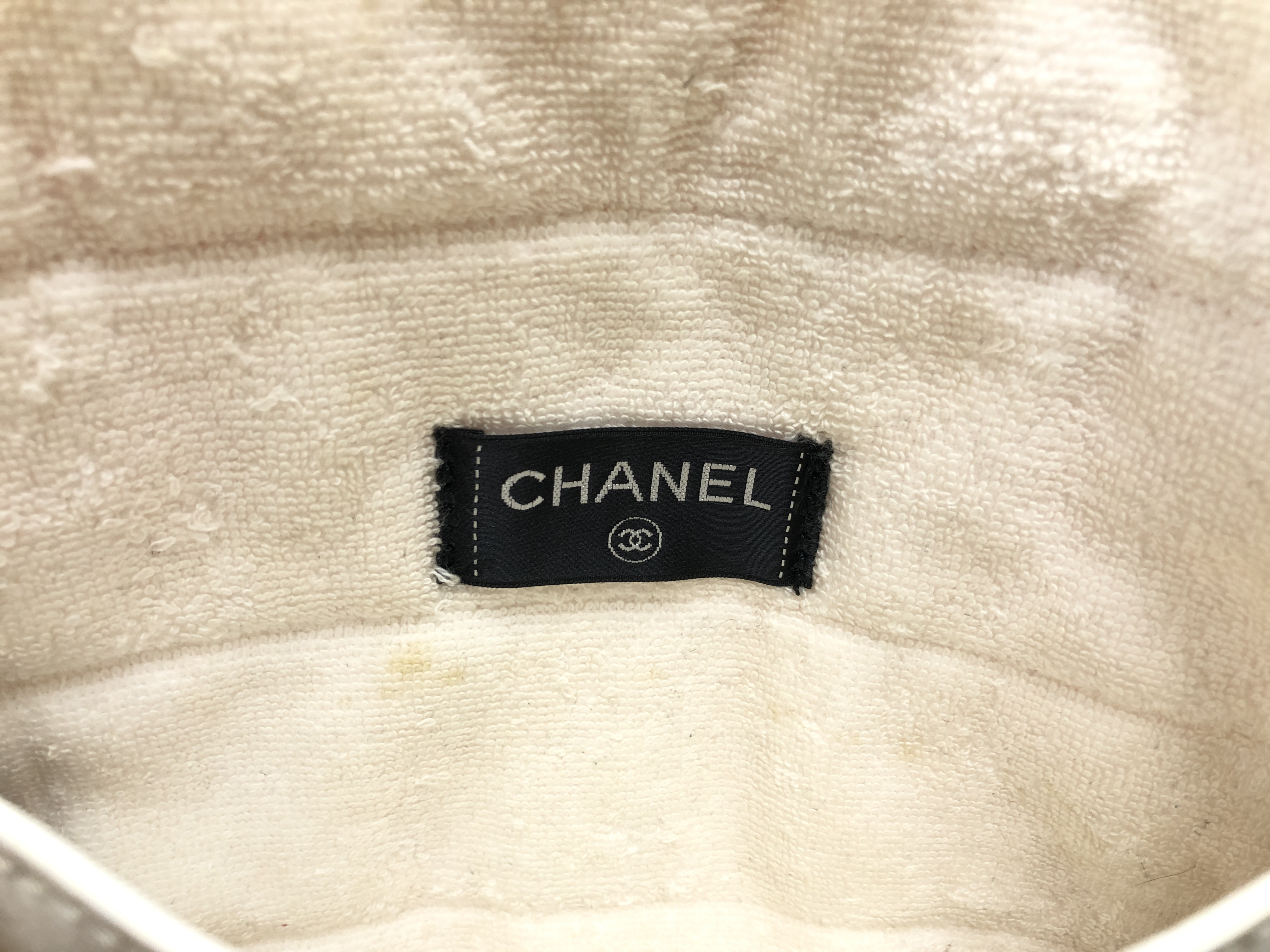 Camellia Terry Cloth Pink Tote Bag — view 7