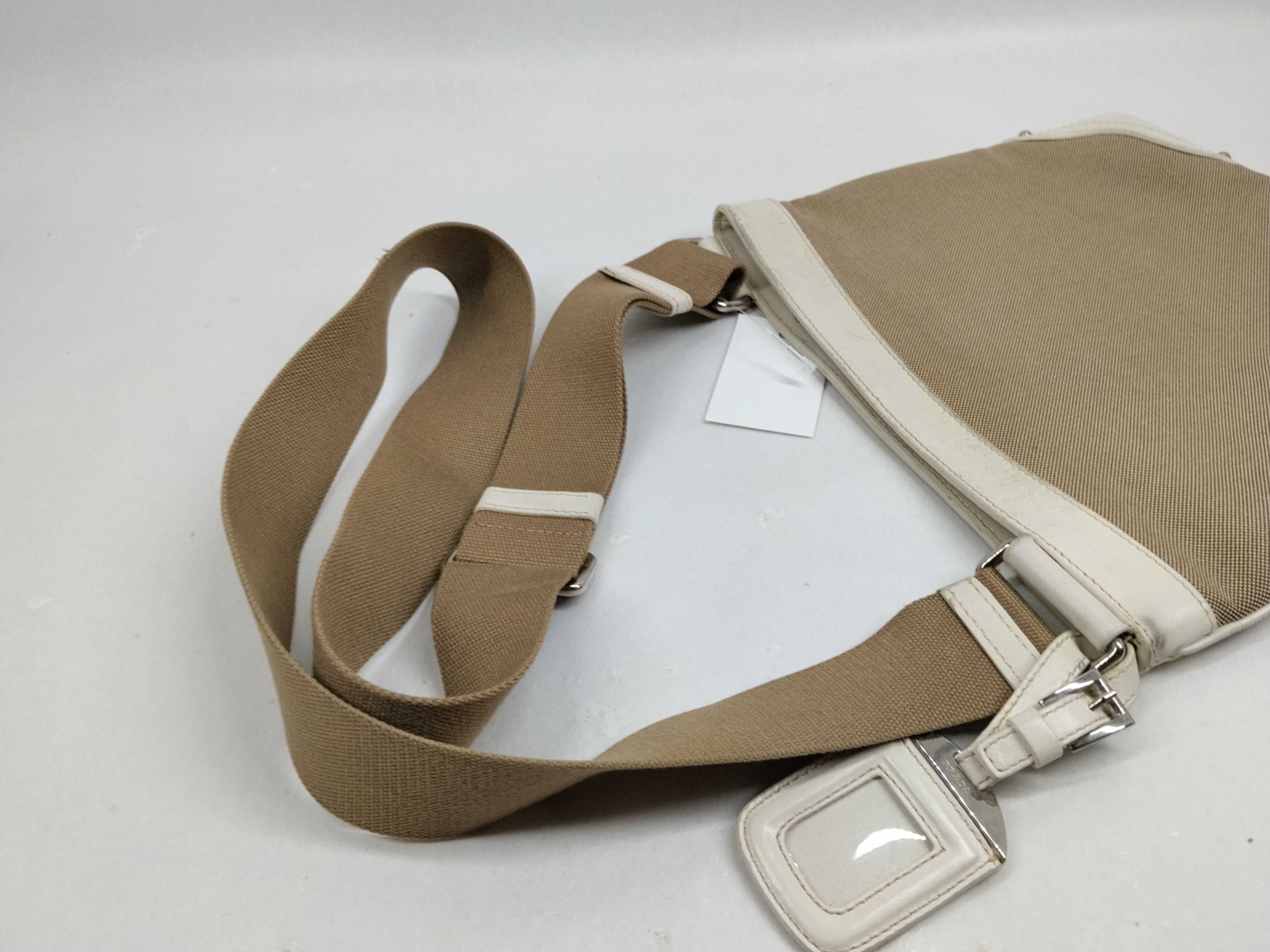 Canvas x Leather Shoulder Bag, Jacquard Shoulder Bag — view 6