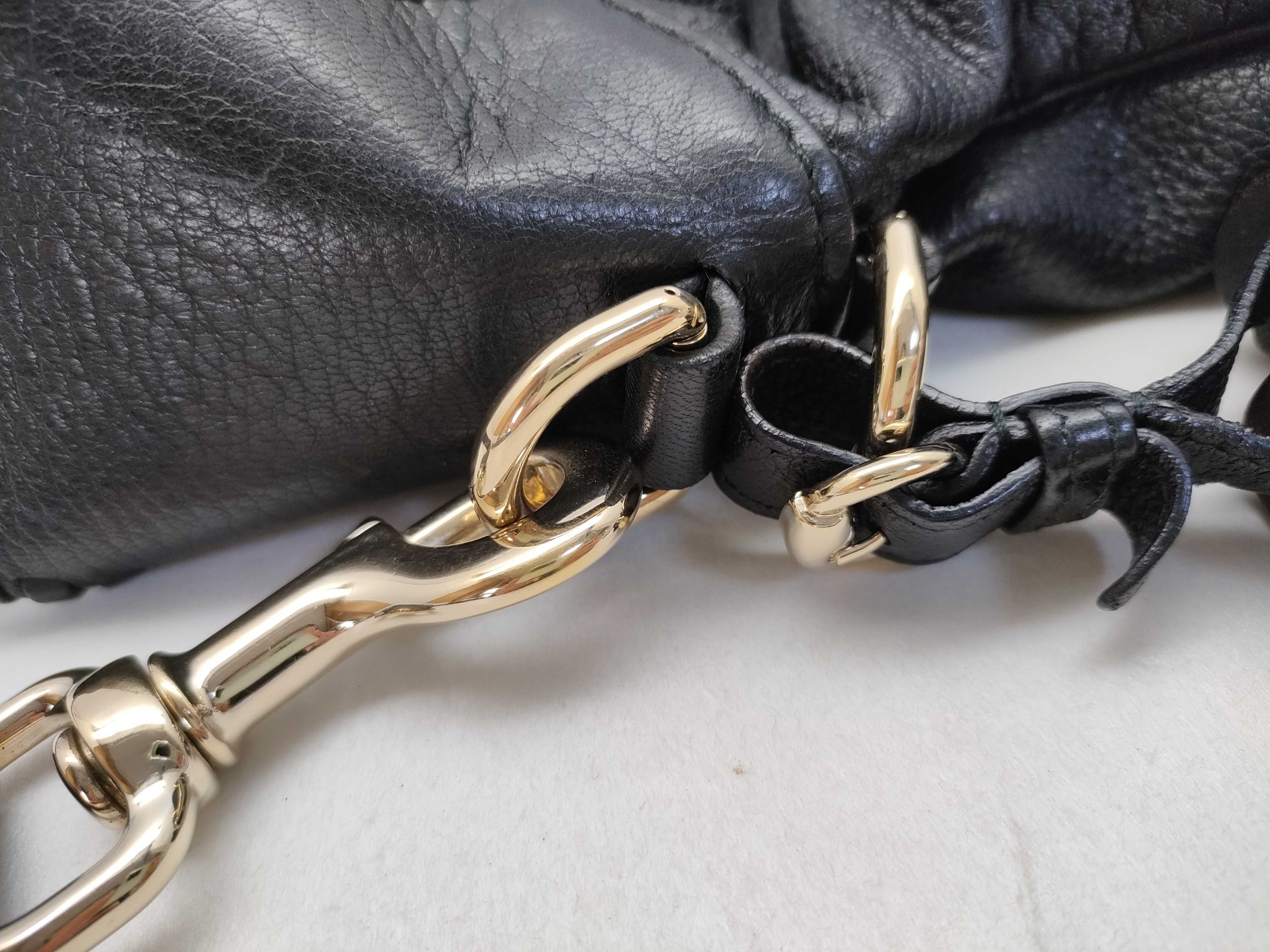 Jackie Gucci New Jackie 2-Way One-Shoulder Bag Black 246907 Stud Handbag — view 7
