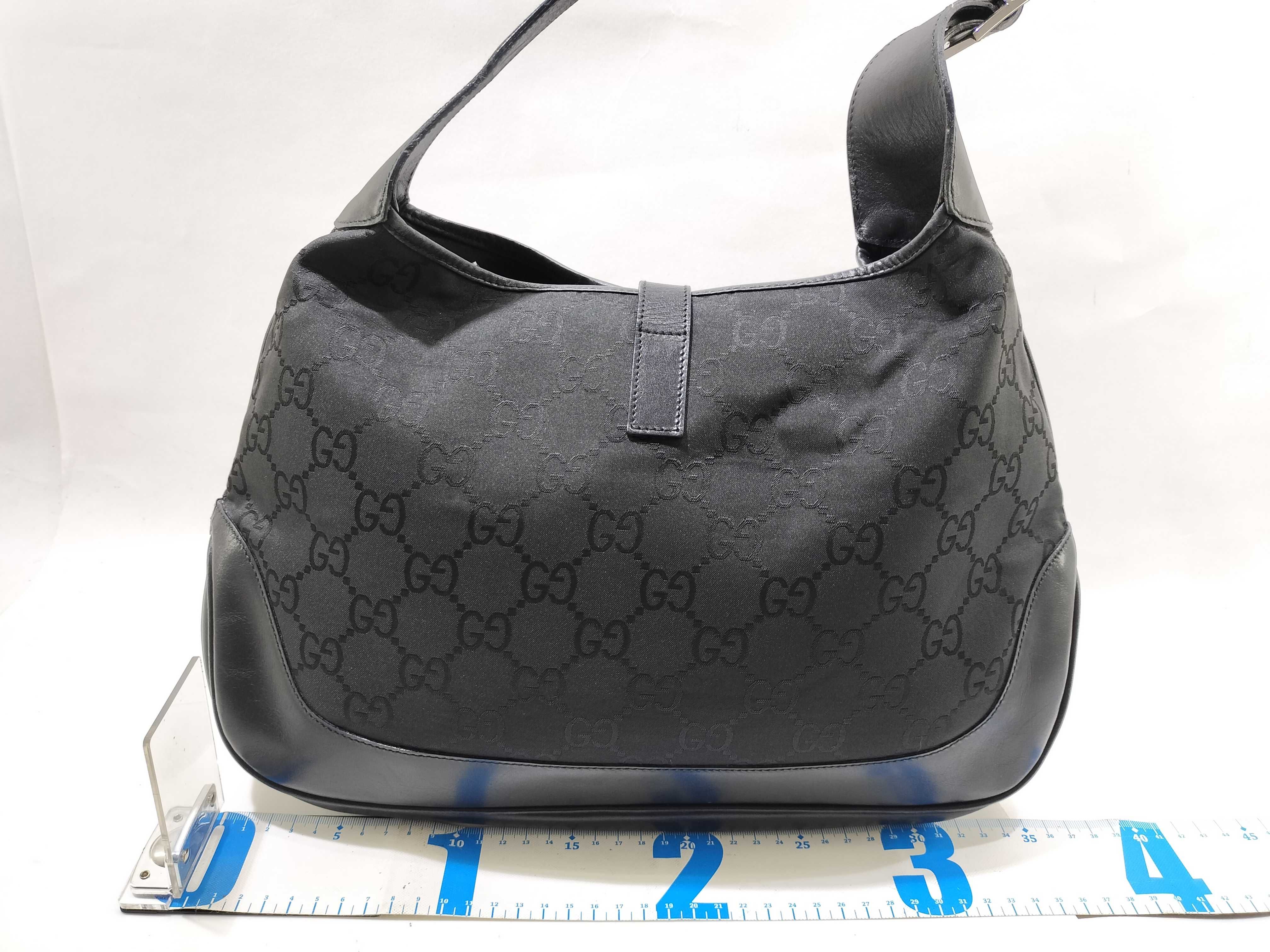 Jackie Gucci Handbag Jackie GG Black Shoulder Bag — view 2