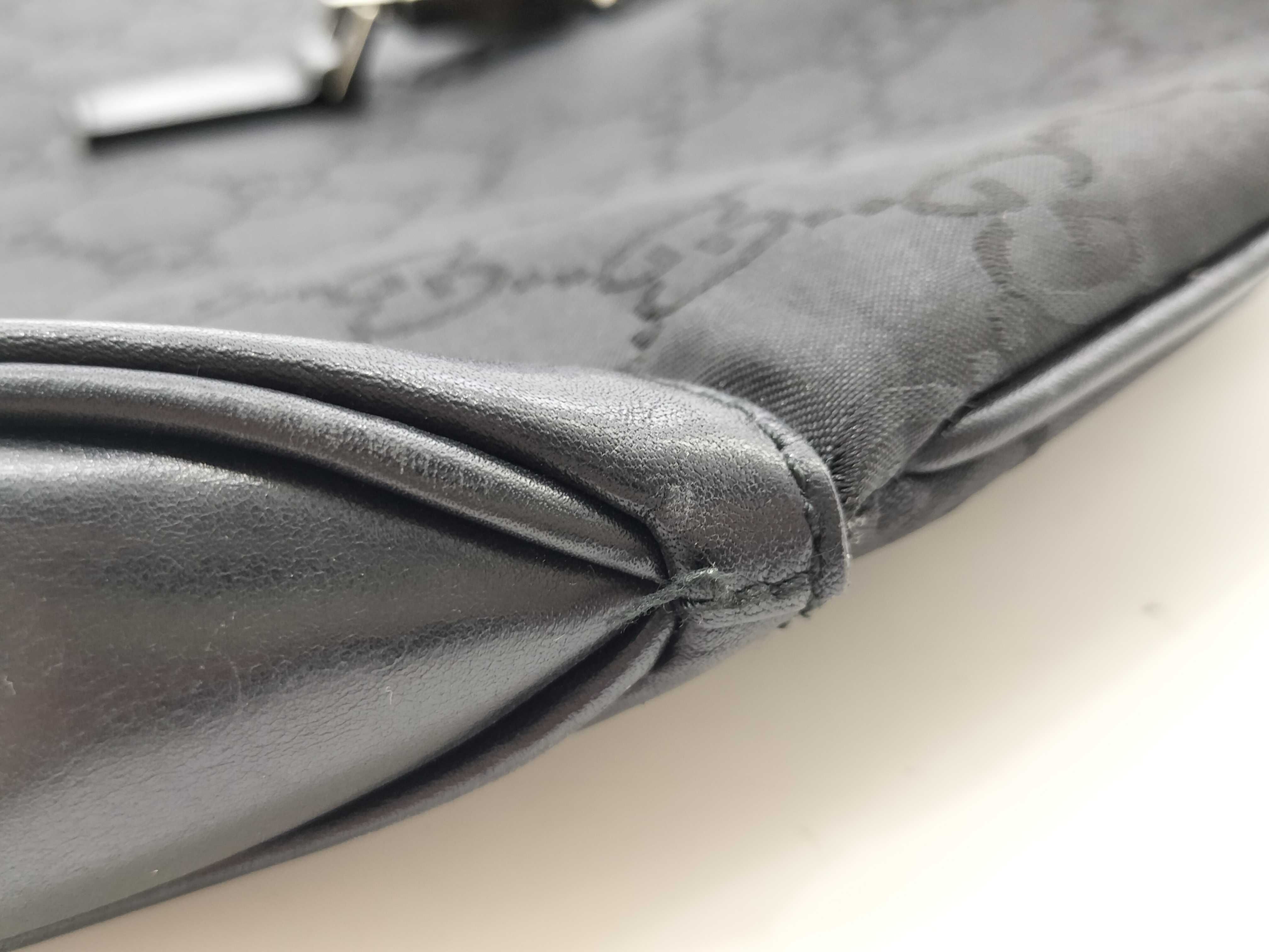 Jackie Gucci Handbag Jackie GG Black Shoulder Bag — view 14