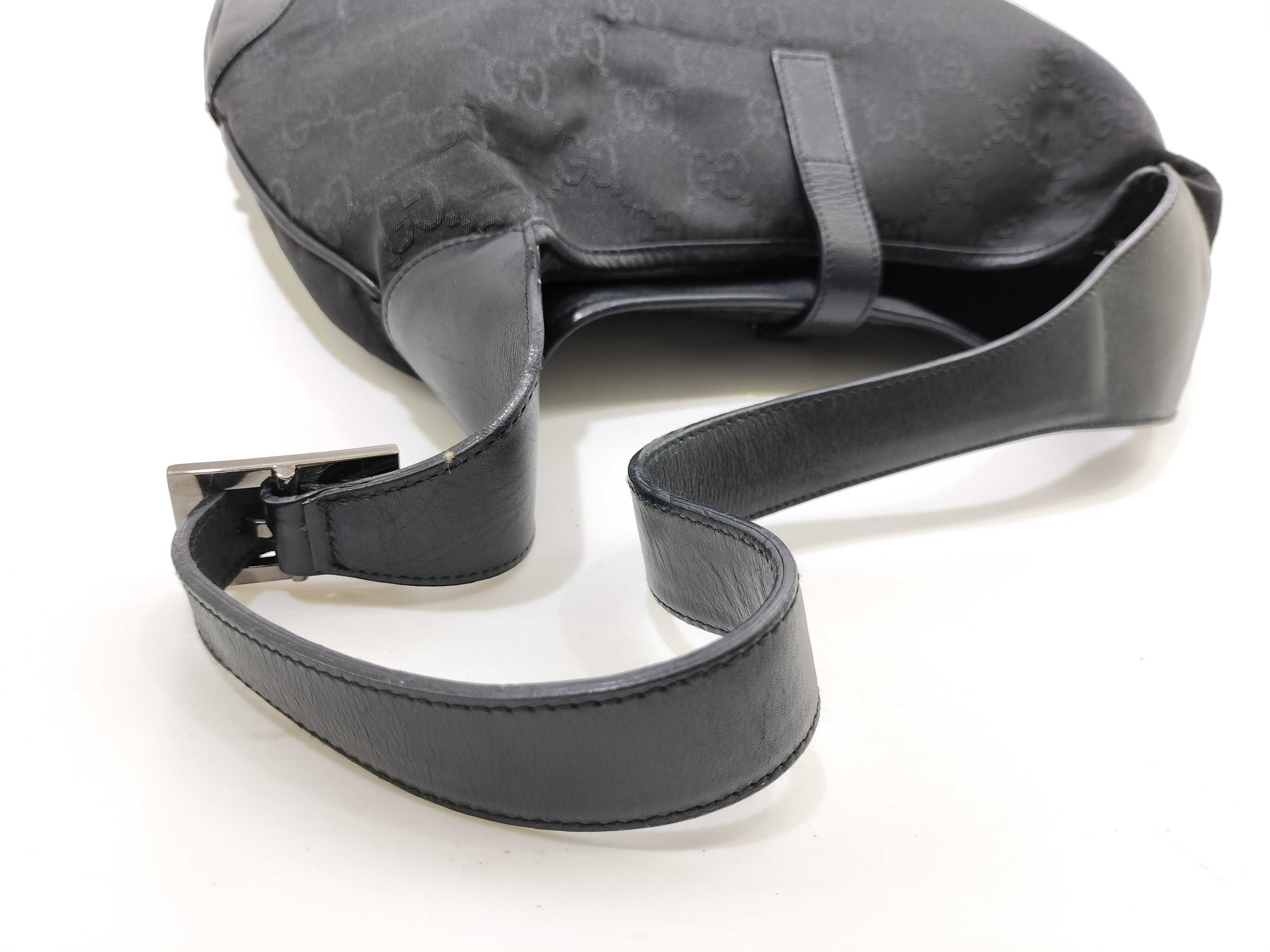 Jackie Gucci Handbag Jackie GG Black Shoulder Bag — view 7
