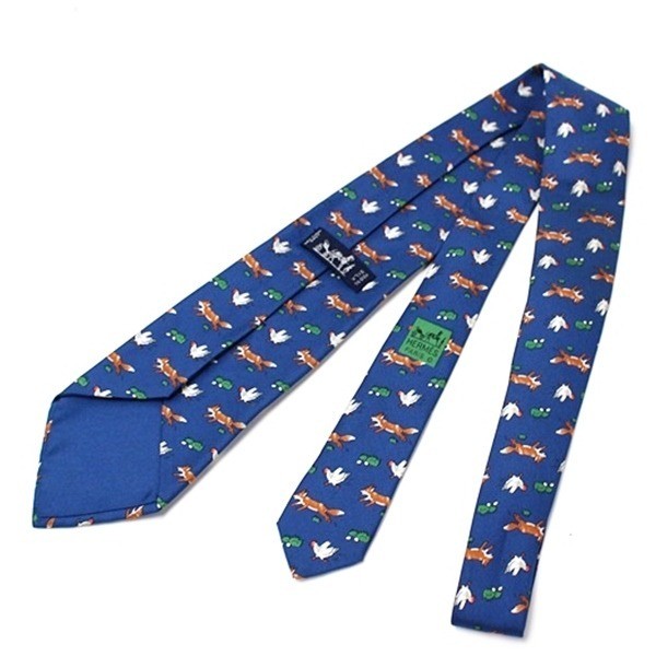 Hermès silk tie — view 2