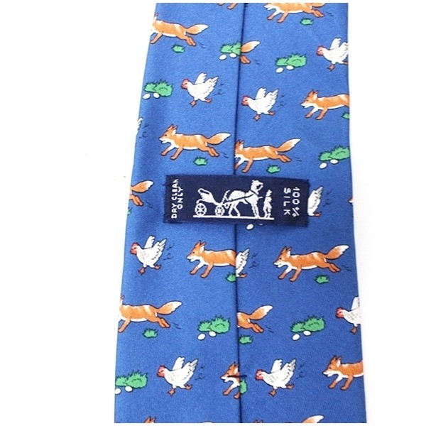 Hermès silk tie — view 3
