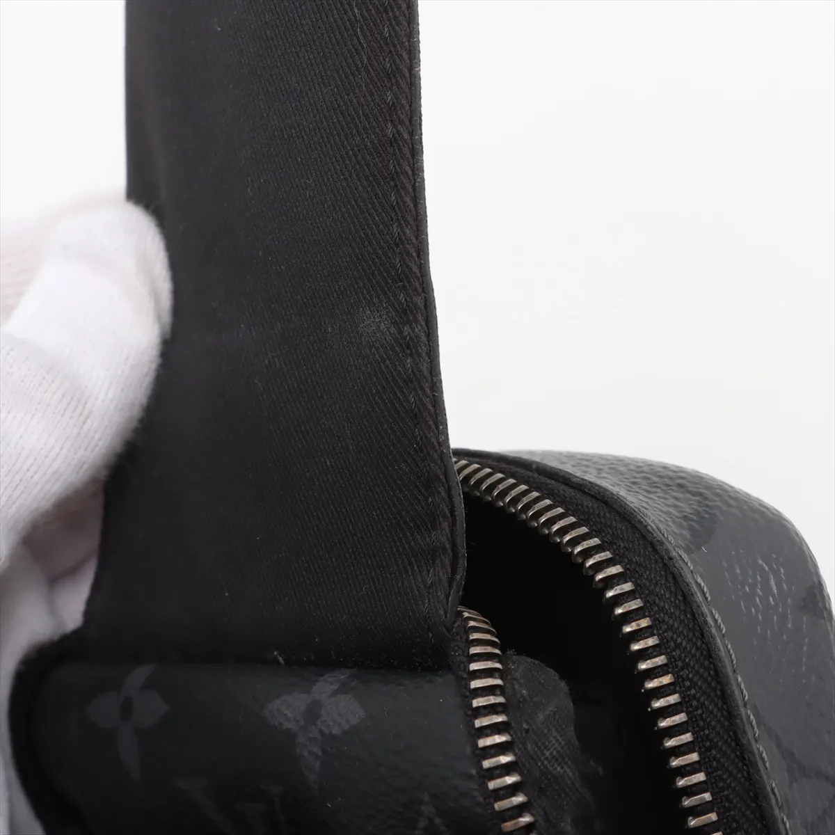 Monogram Eclipse Double Phone Pouch M81321 Black (RFID detected) — view 13