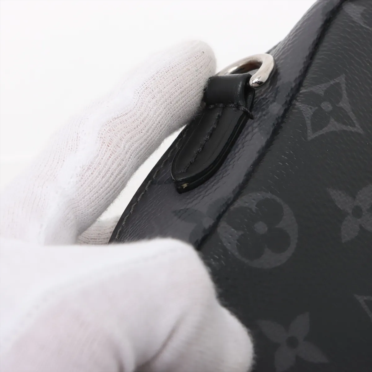 Monogram Eclipse Double Phone Pouch M81321 Black (RFID detected) — view 14