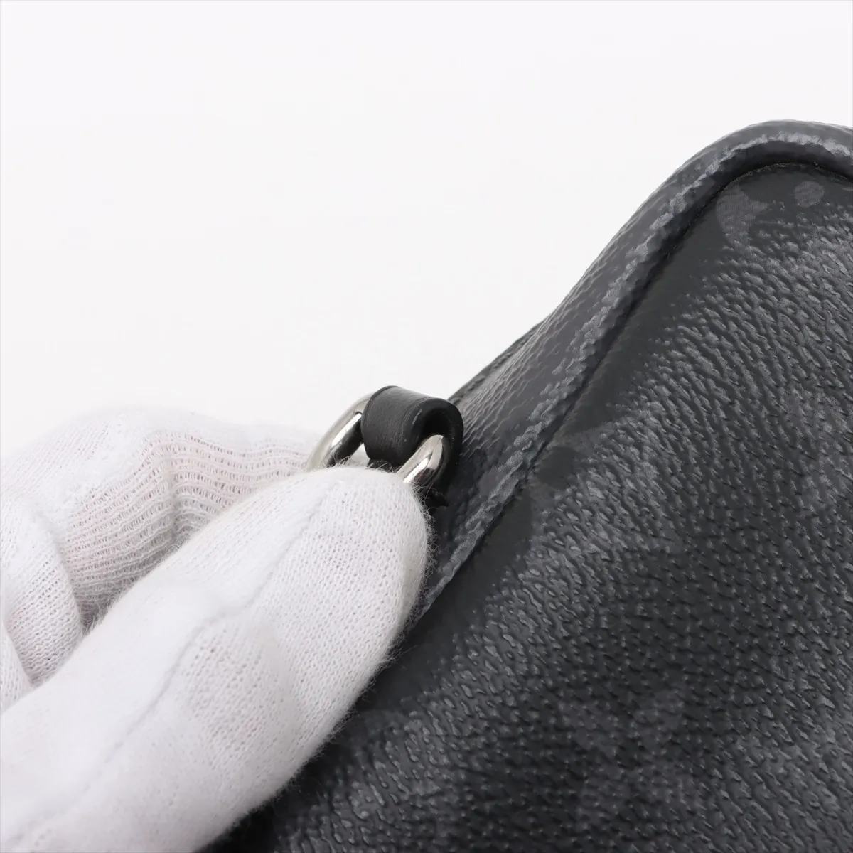 Monogram Eclipse Double Phone Pouch M81321 Black (RFID detected) — view 15