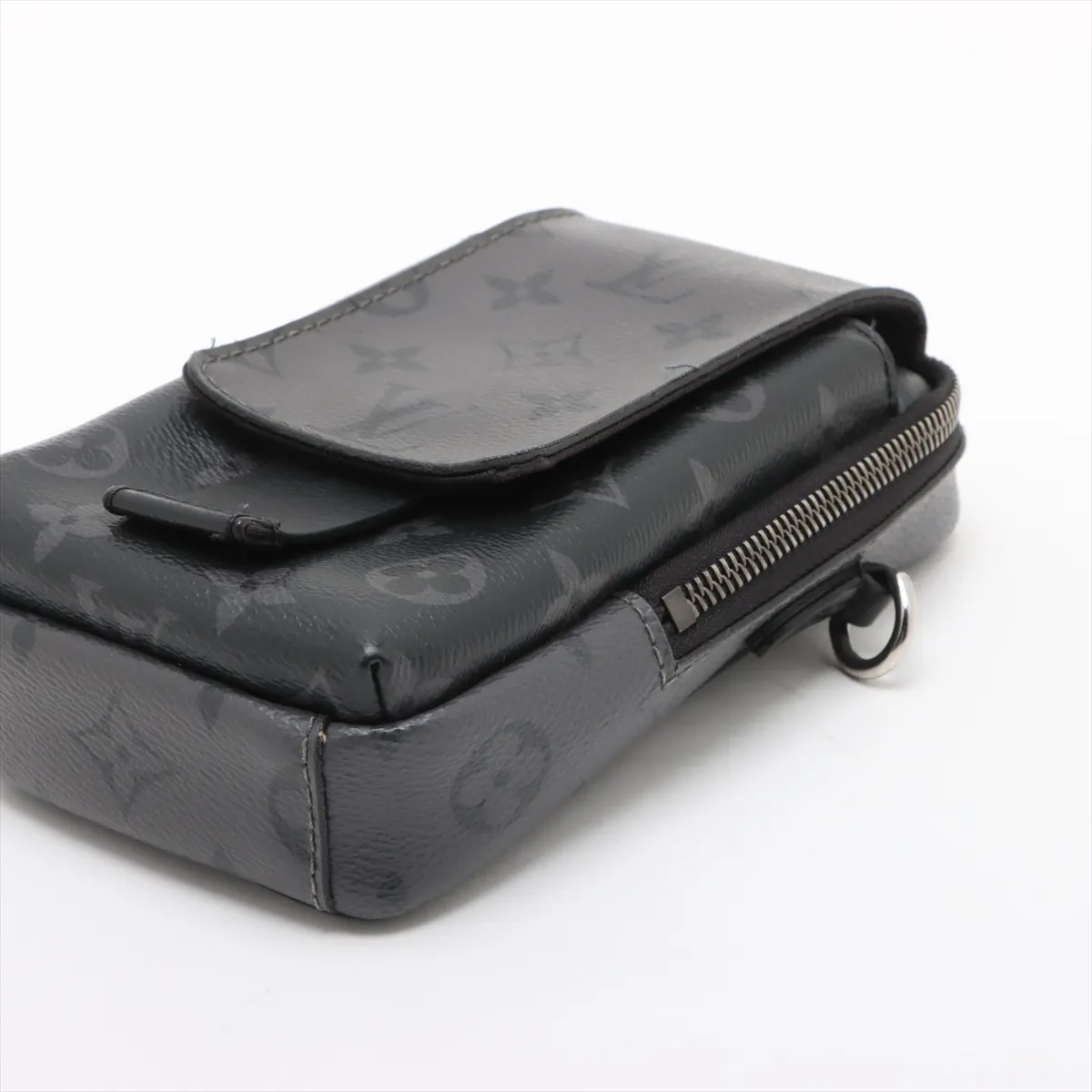 Monogram Eclipse Double Phone Pouch M81321 Black (RFID detected) — view 3