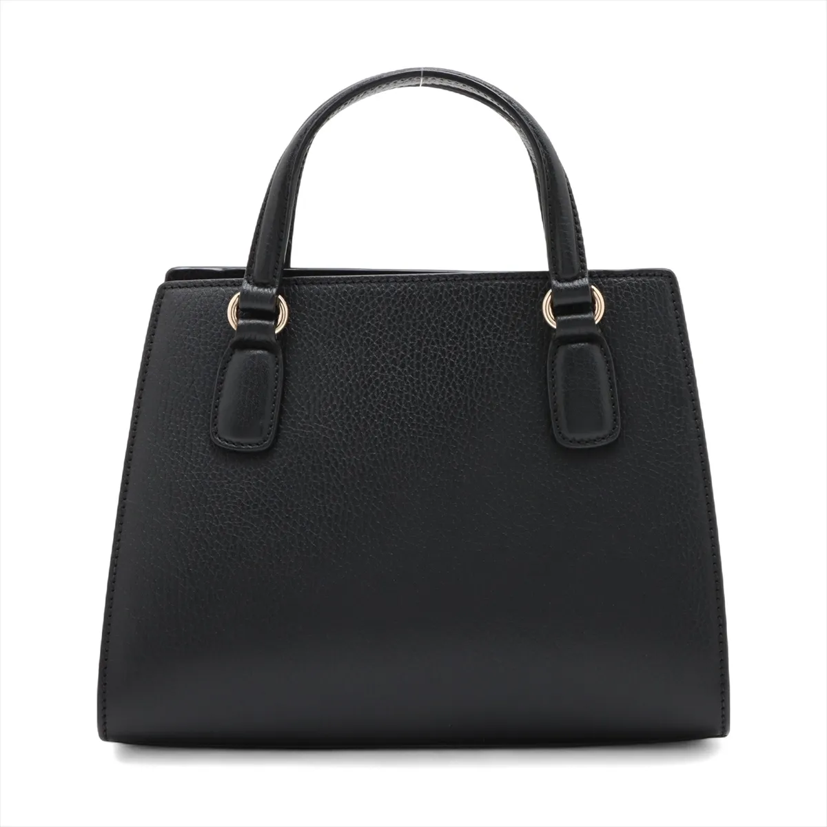 Soho Leather 2-Way Handbag, Black, 607722 (Outlet) — view 2