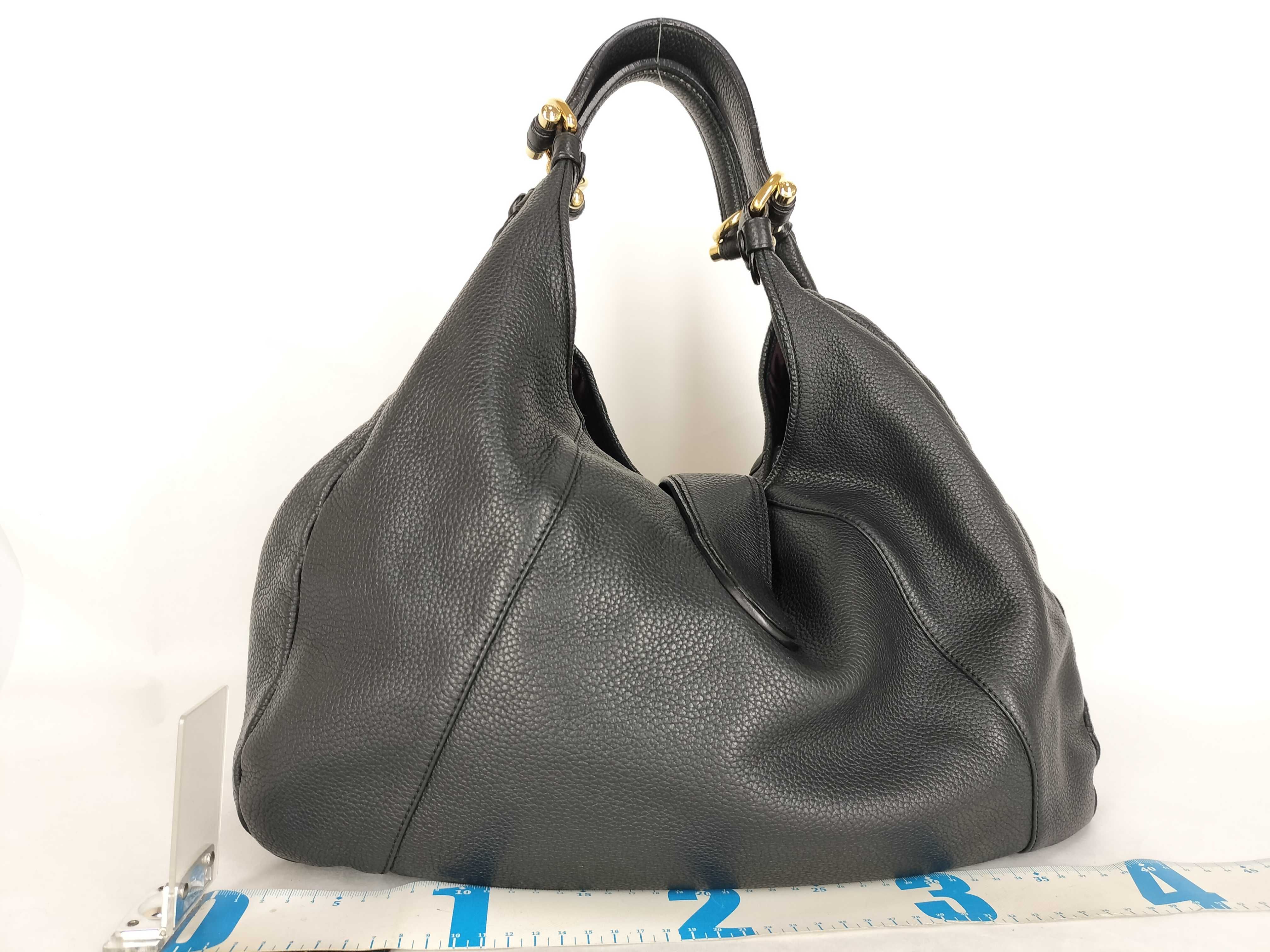 Callie Leather Handbag, Black — view 2