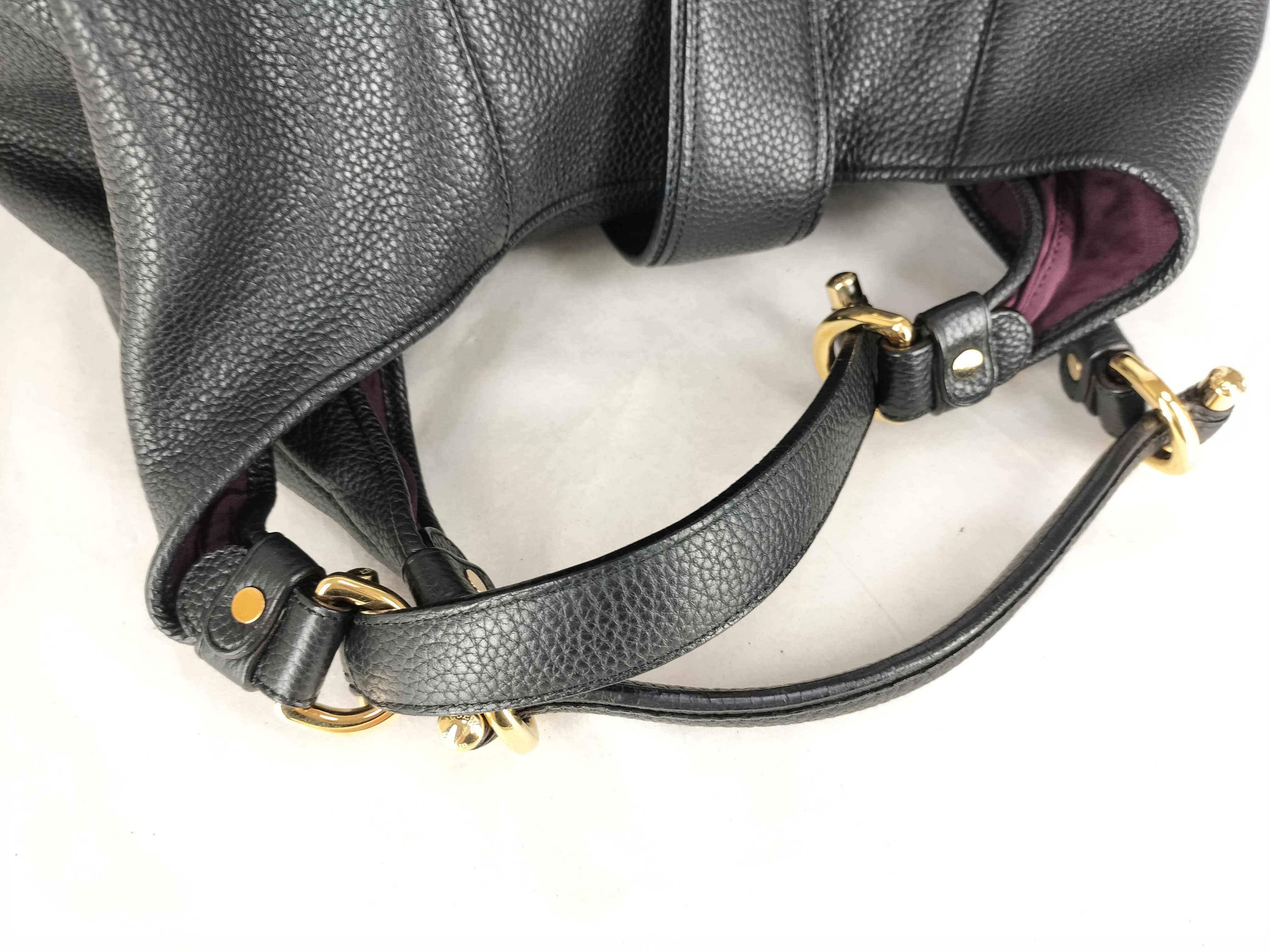 Callie Leather Handbag, Black — view 3