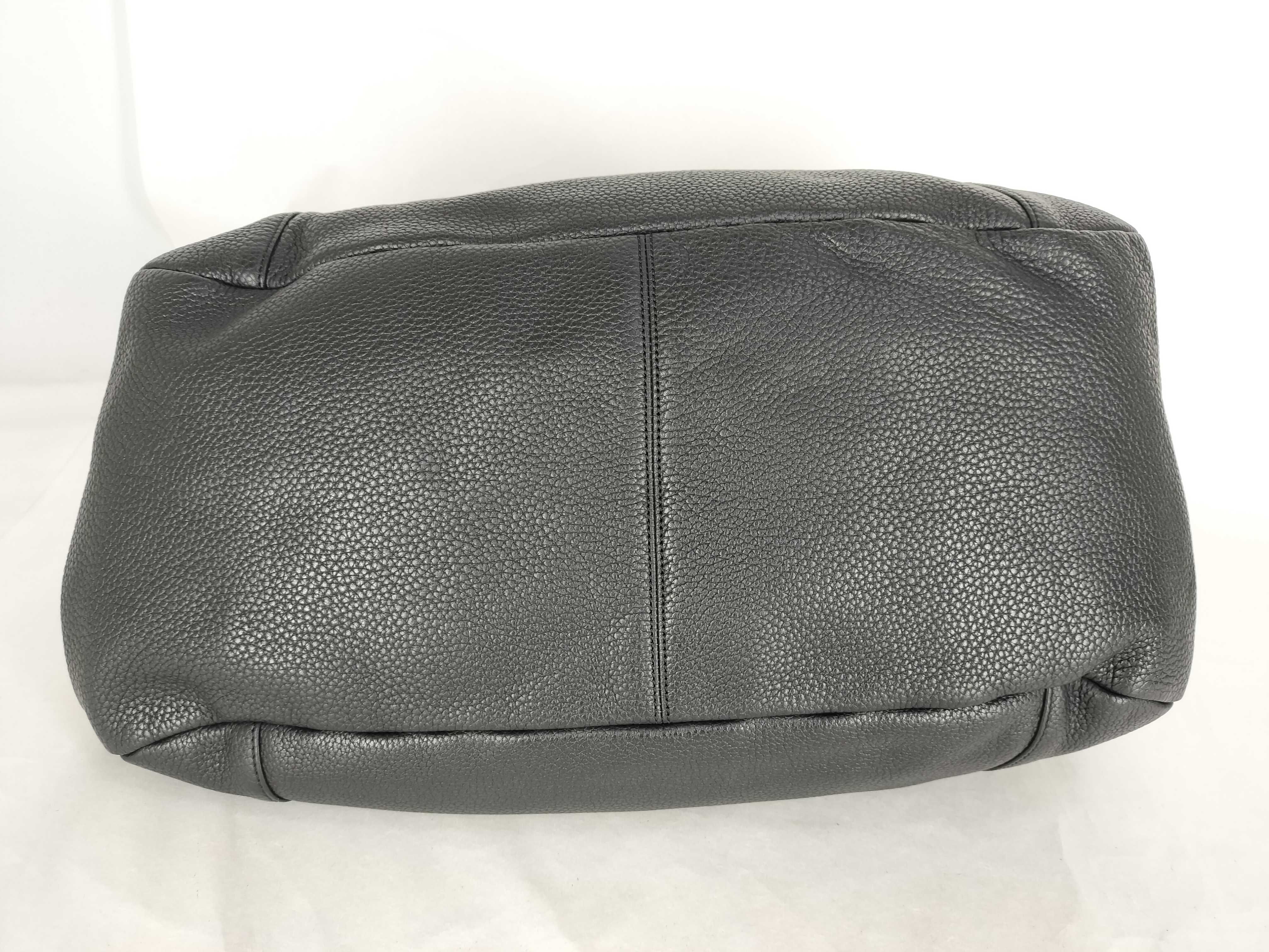 Callie Leather Handbag, Black — view 7