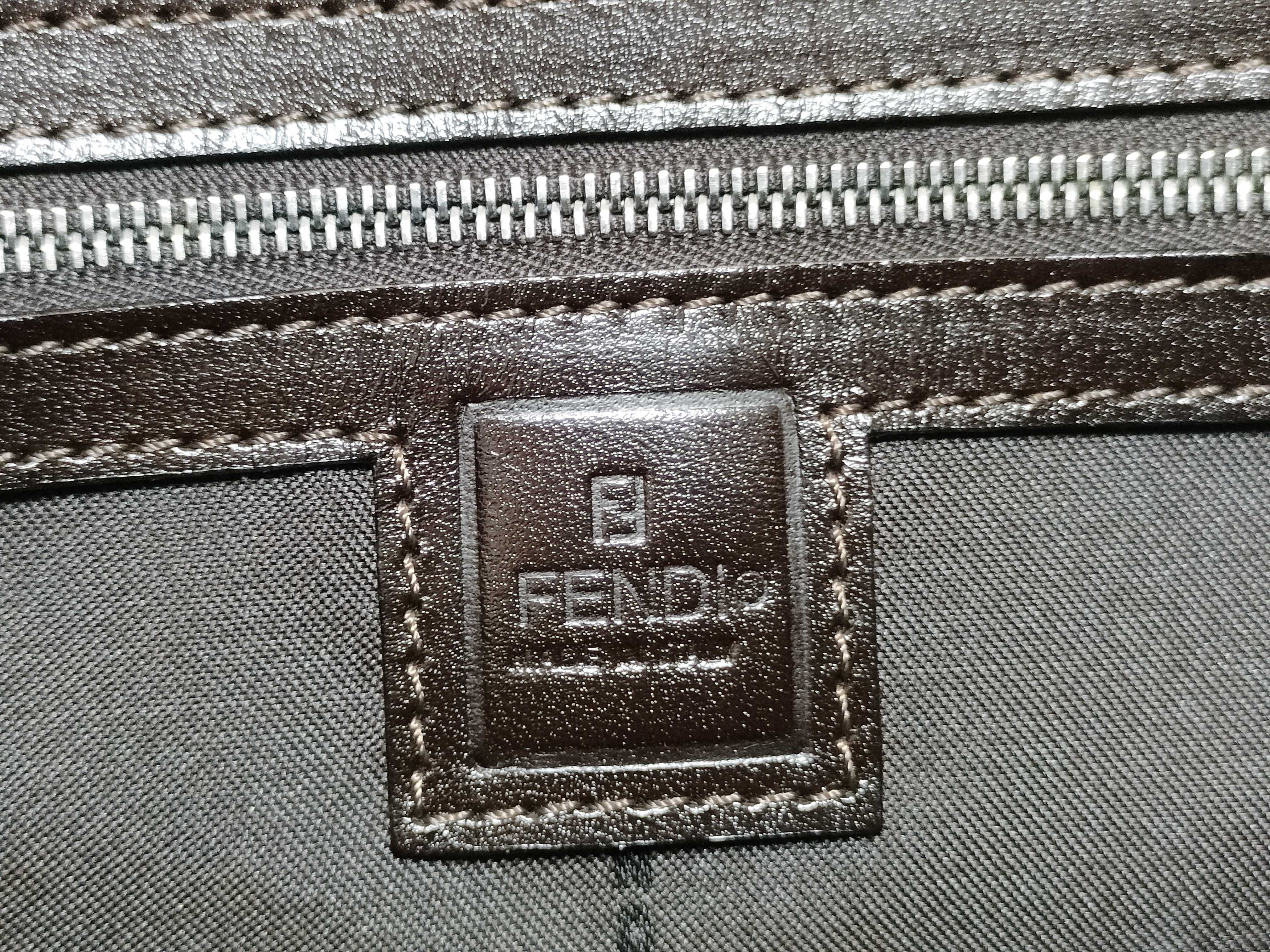 Zucca pattern Fendi handbag tote bag Zucca bag card tag handbag — view 12
