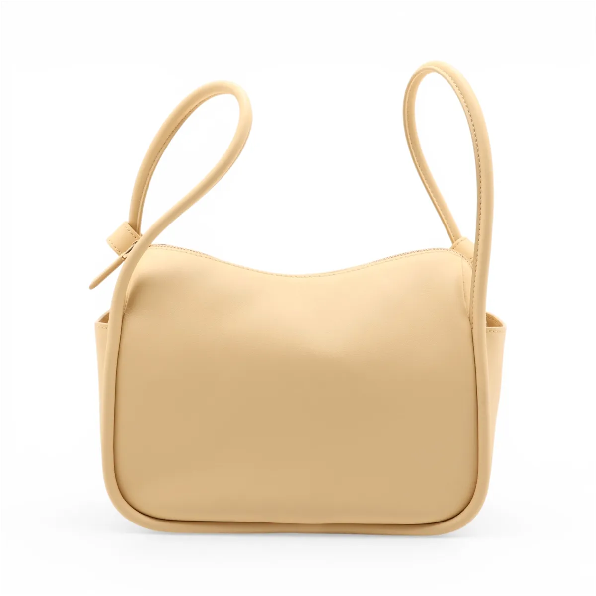 Darling Leather 2-Way Handbag, Yellow — view 2