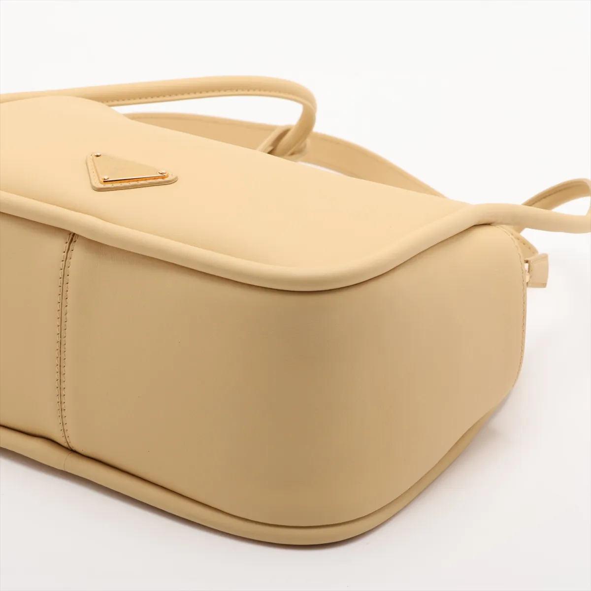 Darling Leather 2-Way Handbag, Yellow — view 3