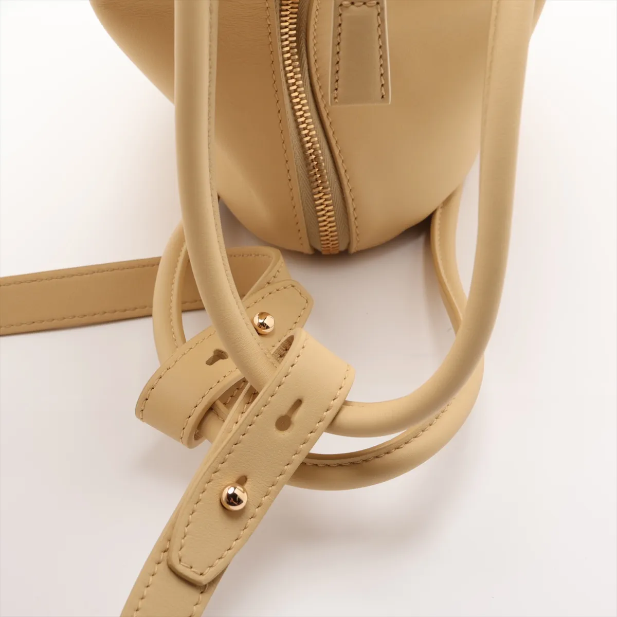 Darling Leather 2-Way Handbag, Yellow — view 5