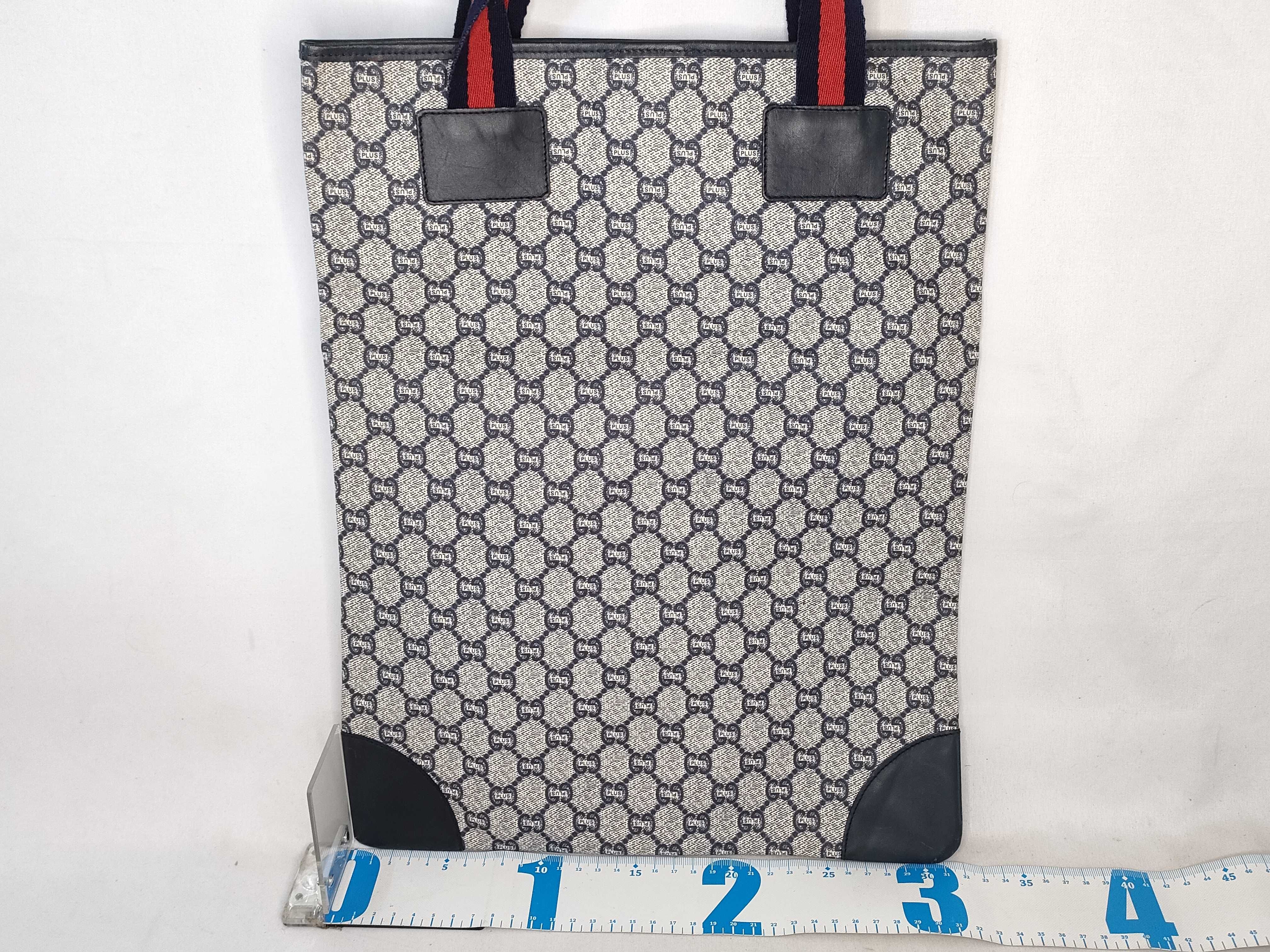 GG Supreme Gucci Plus Sherry Line Tote Bag — view 2