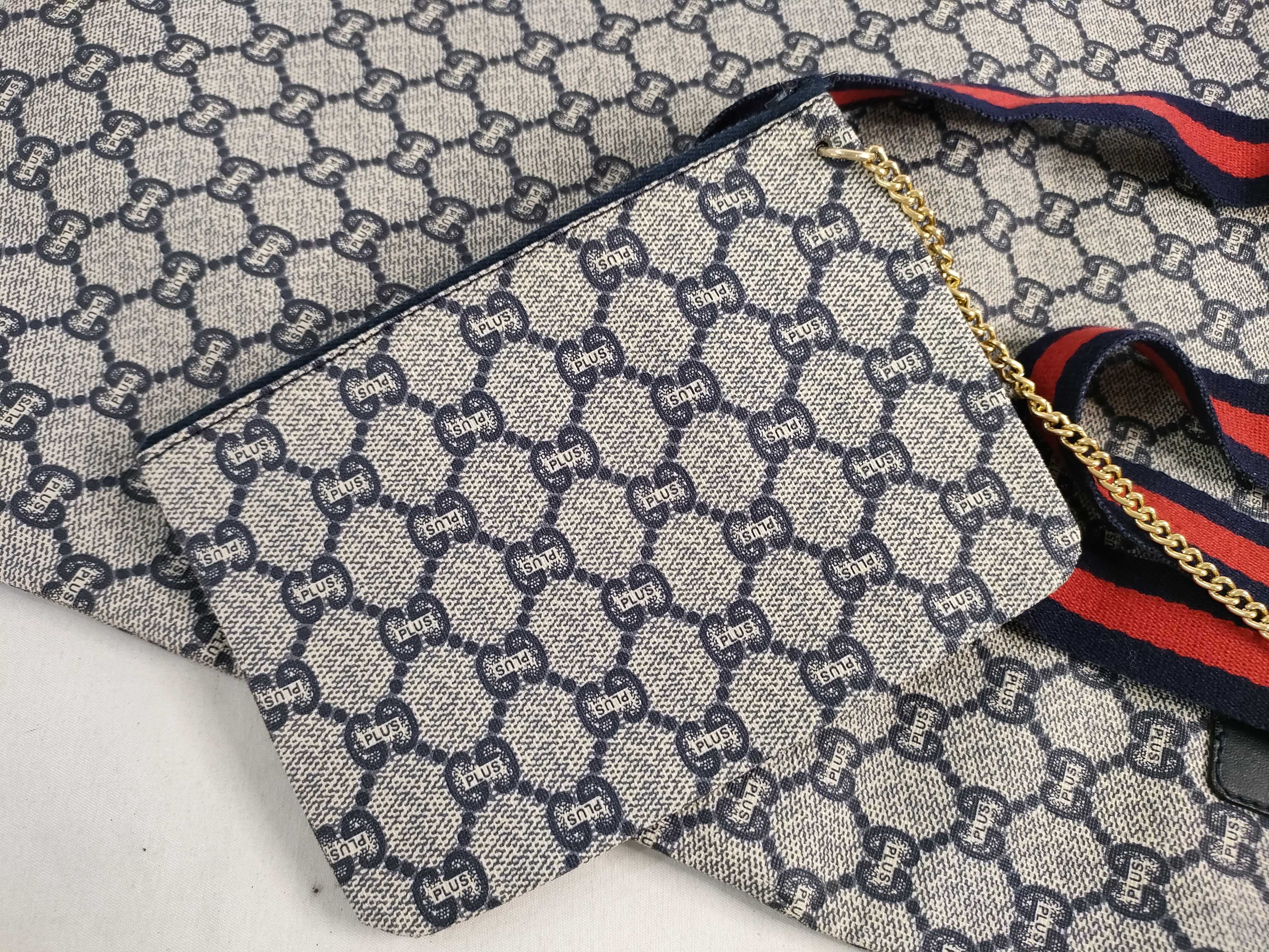 GG Supreme Gucci Plus Sherry Line Tote Bag — view 13
