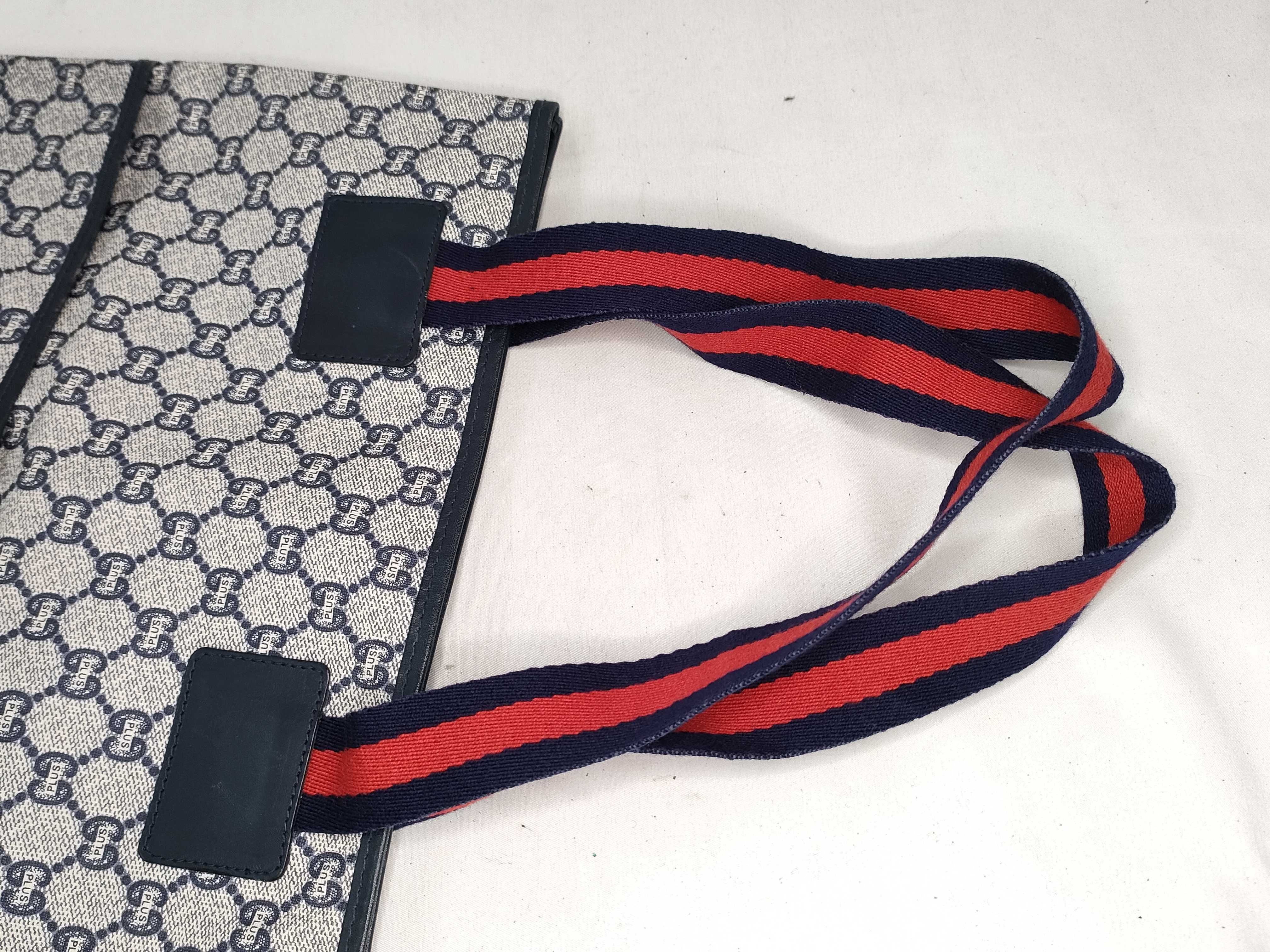 GG Supreme Gucci Plus Sherry Line Tote Bag — view 3