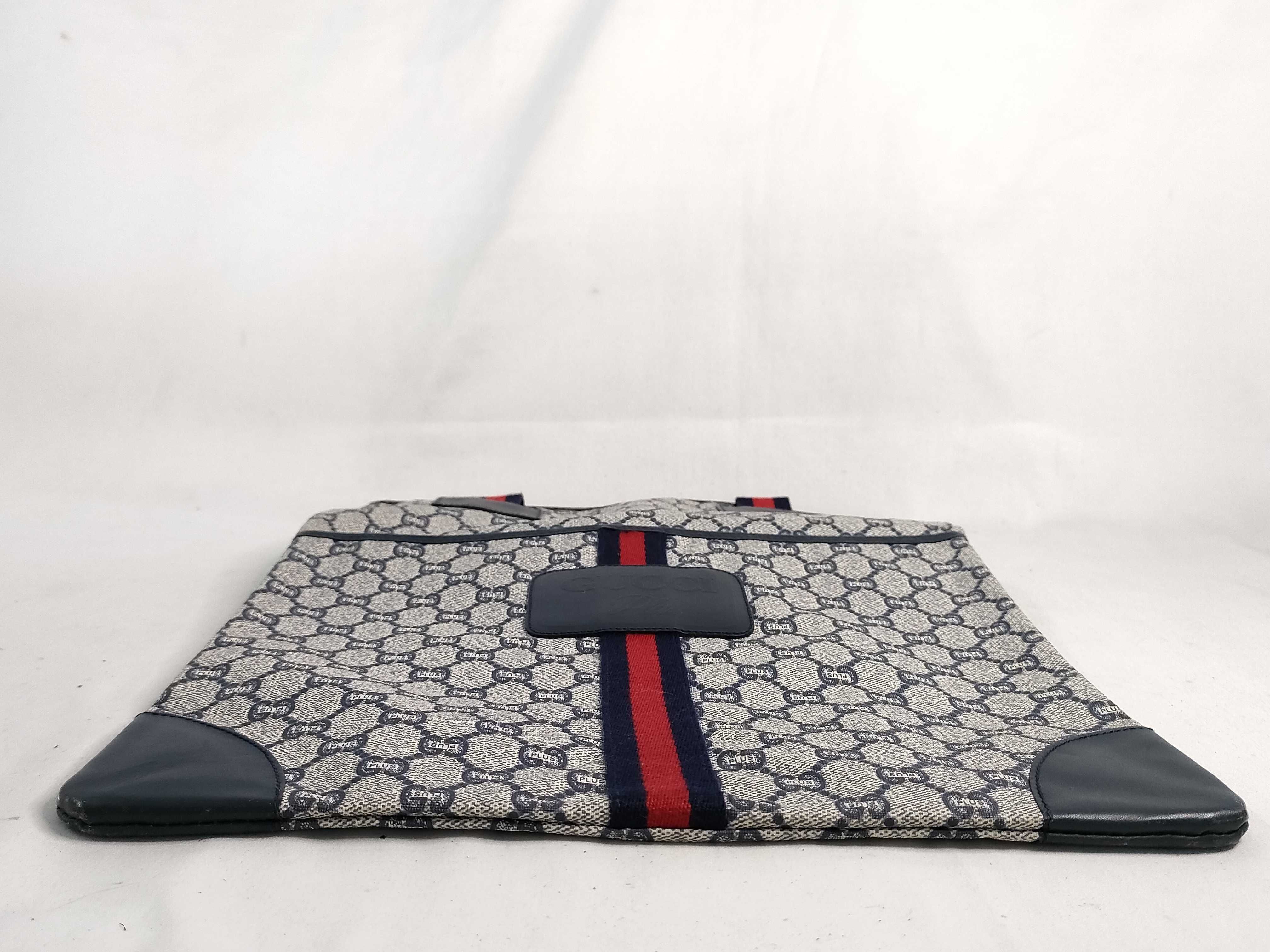 GG Supreme Gucci Plus Sherry Line Tote Bag — view 7