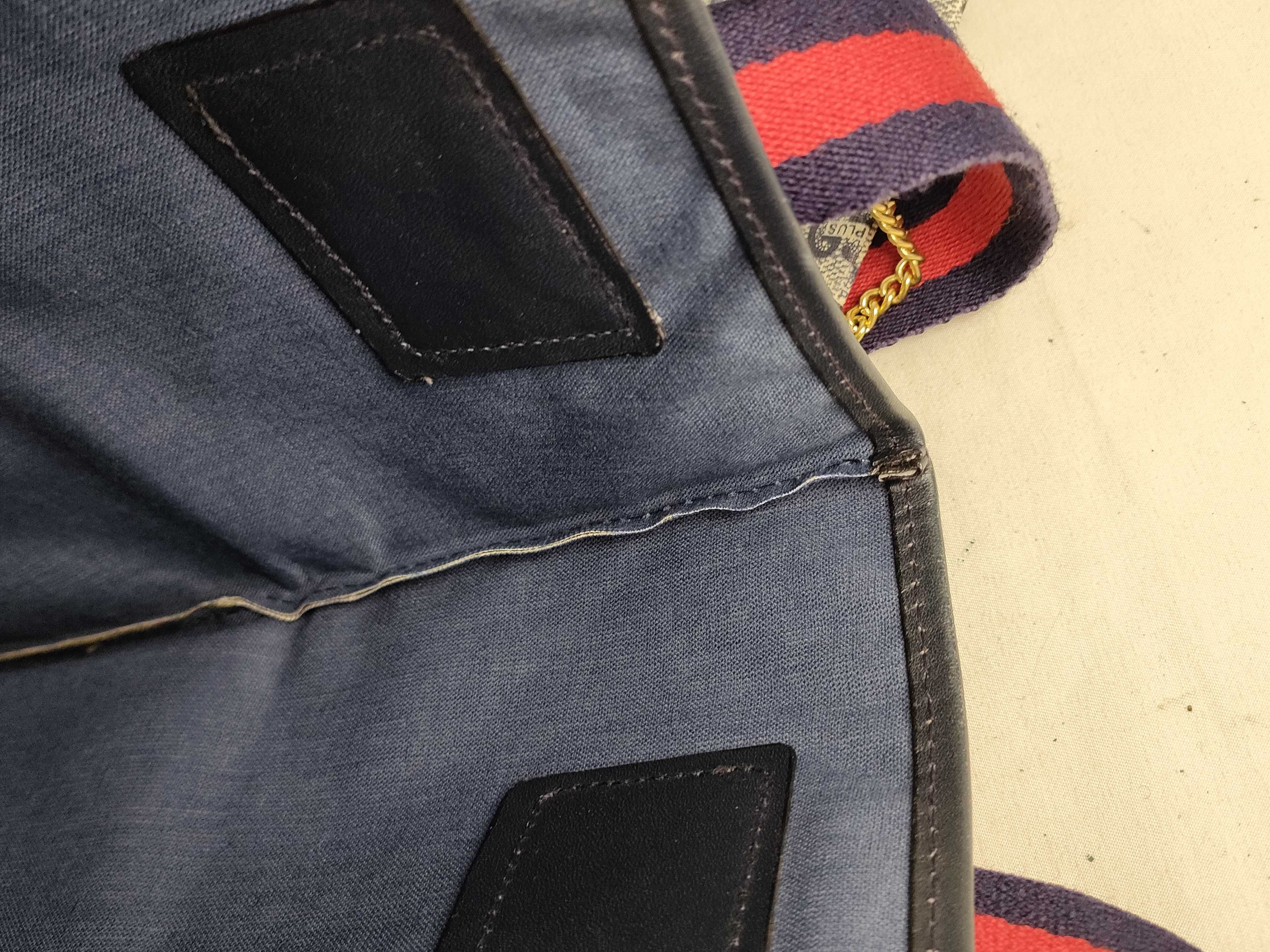 GG Supreme Gucci Plus Sherry Line Tote Bag — view 8