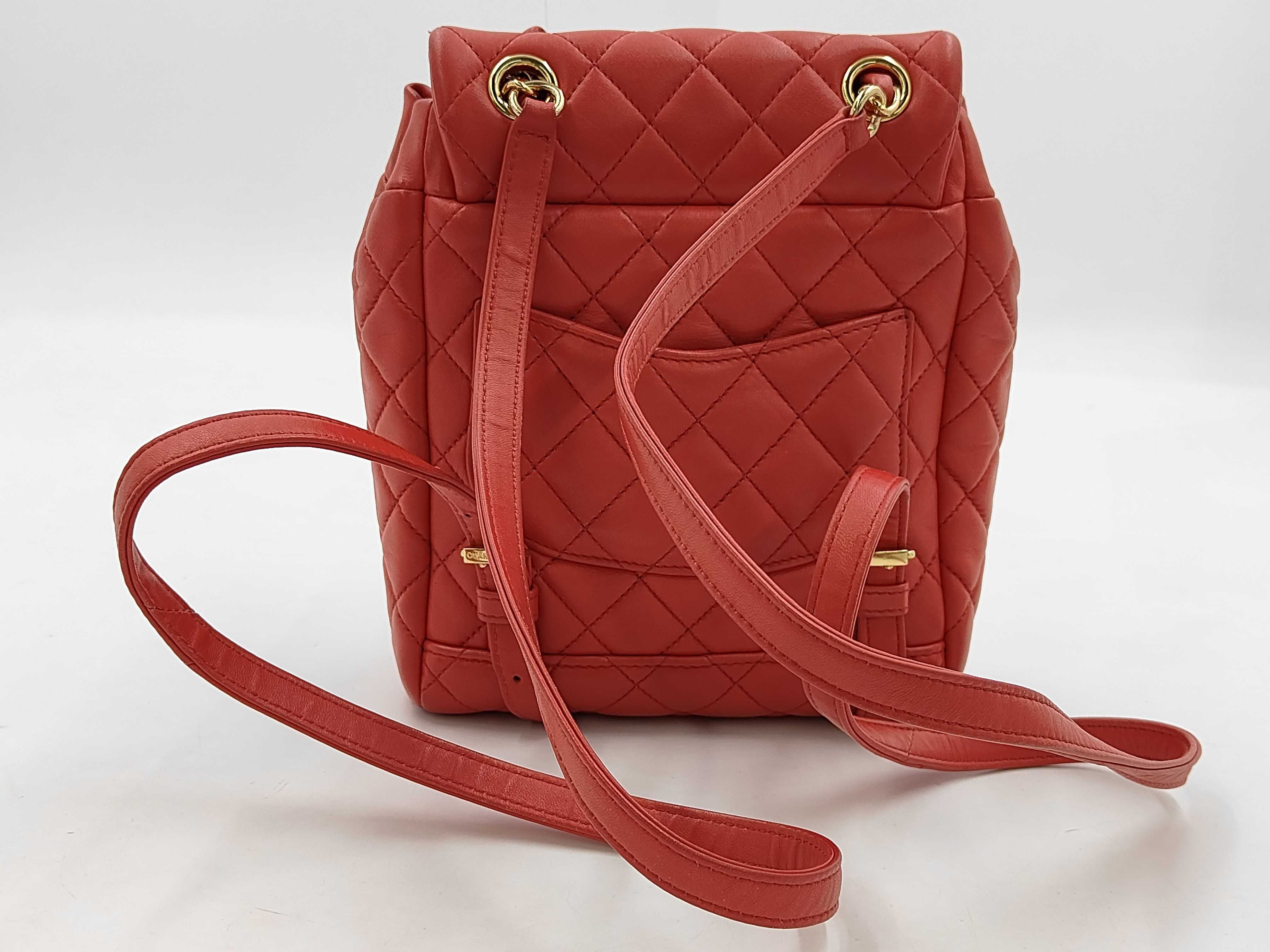 Matelassé Backpack Chain Shoulder Rucksack — view 5