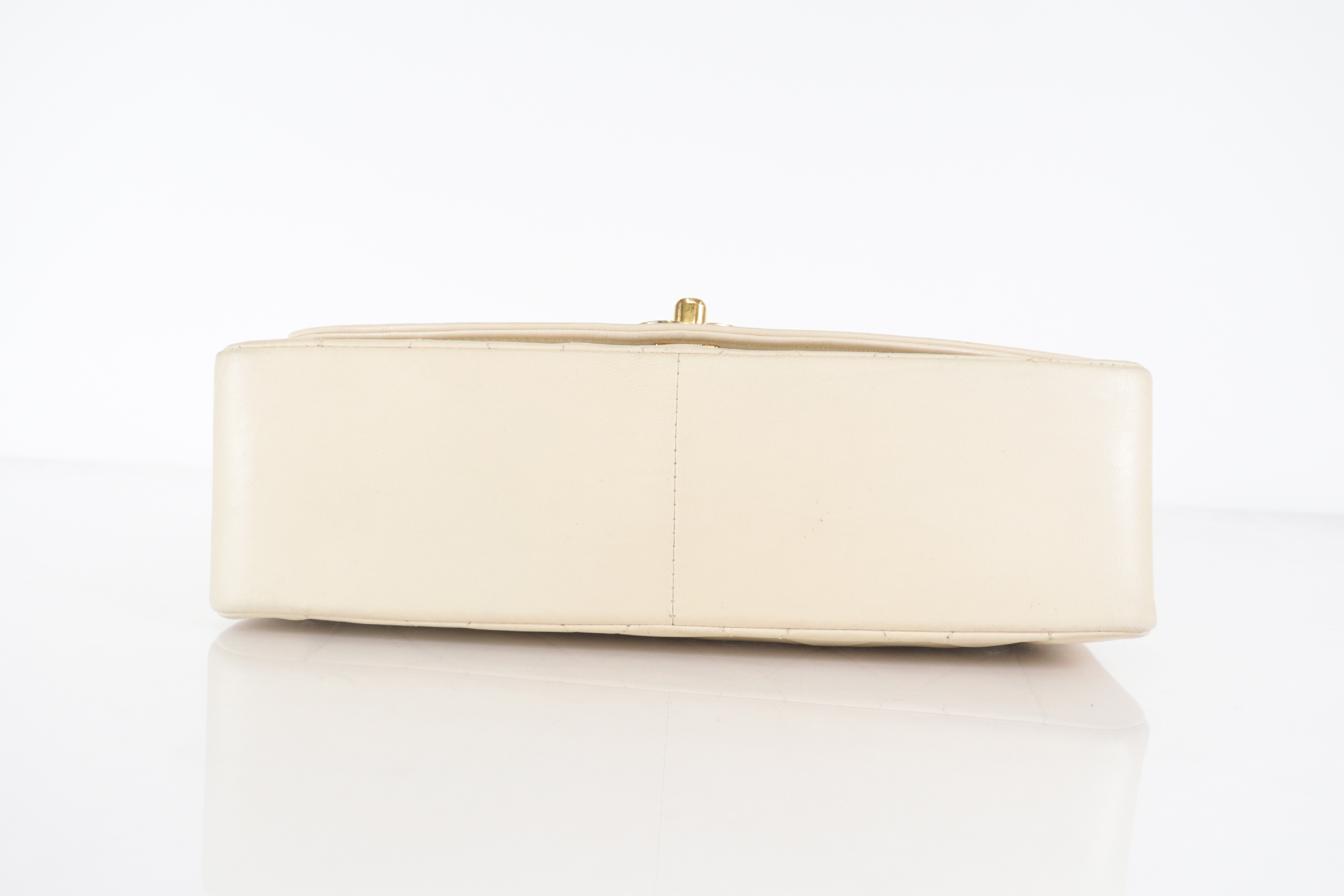 Diana 25 Lambskin Light Beige Shoulder Bag (Serial Number 2) — view 7