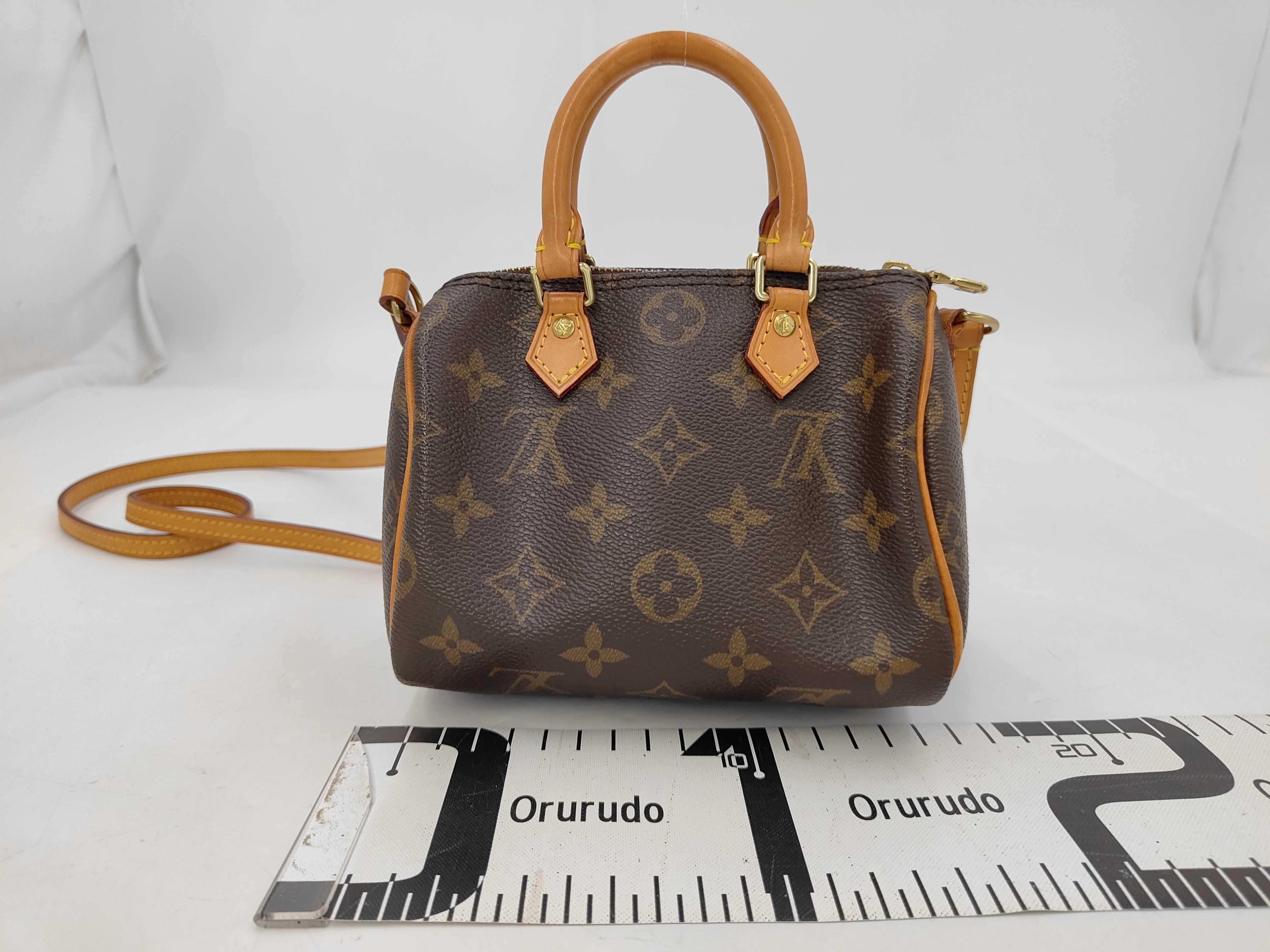 Monogram Louis Vuitton Monogram Shoulder Bag Nano Speedy M61252 Shoulder Bag — view 2