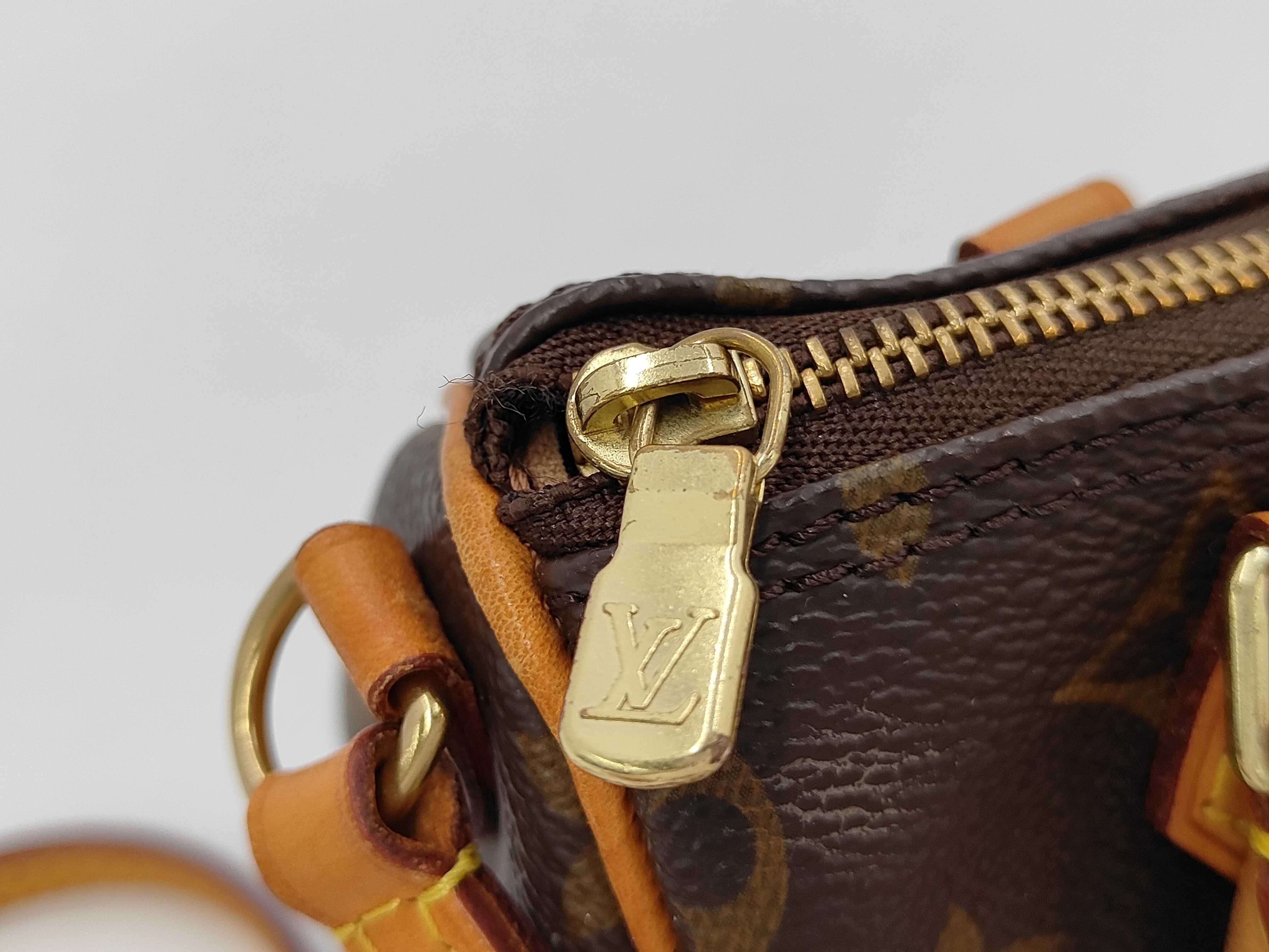 Monogram Louis Vuitton Monogram Shoulder Bag Nano Speedy M61252 Shoulder Bag — view 9
