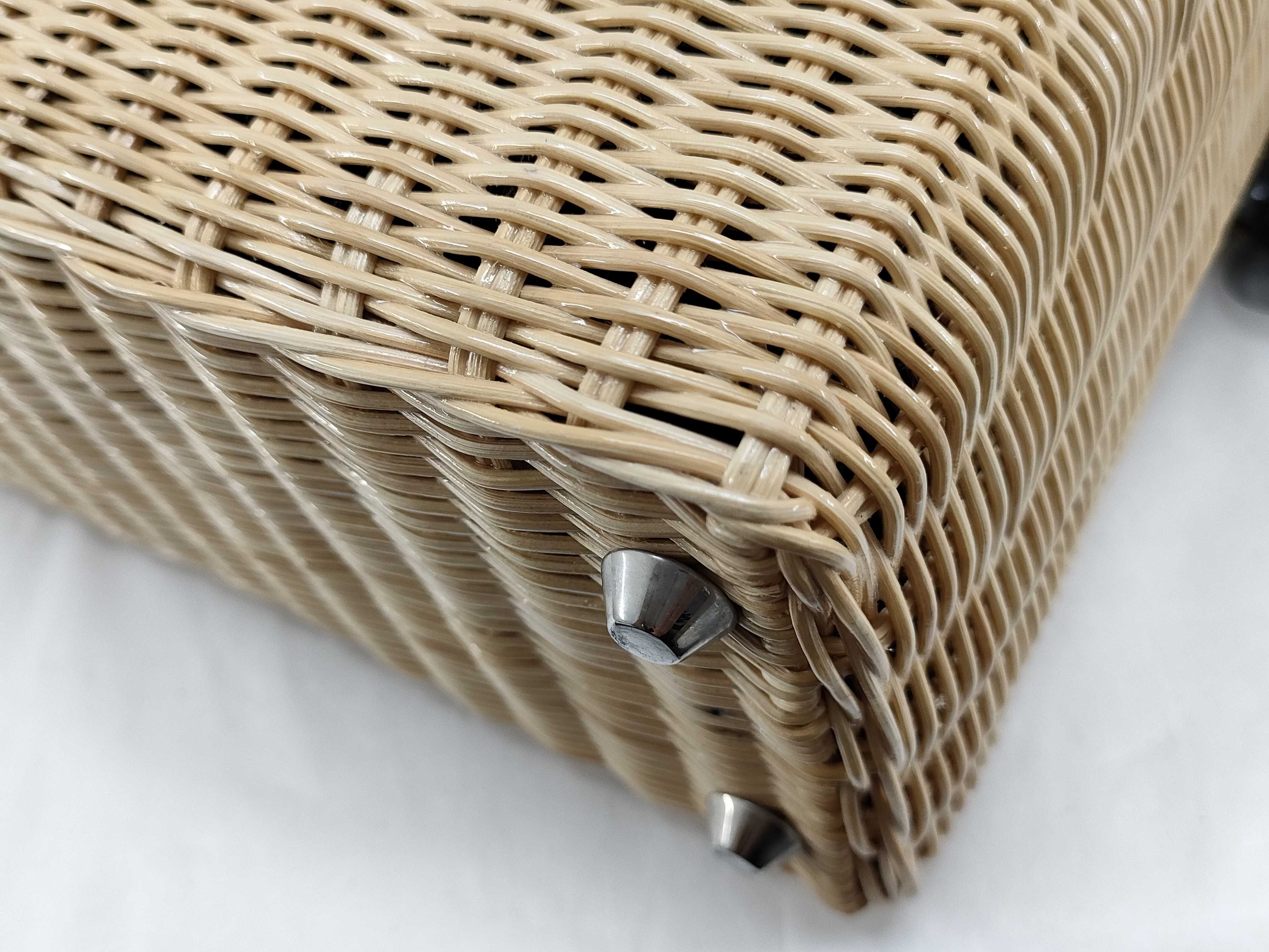 Wicker 2-Way Basket Bag, Shoulder Bag, Handbag — view 7
