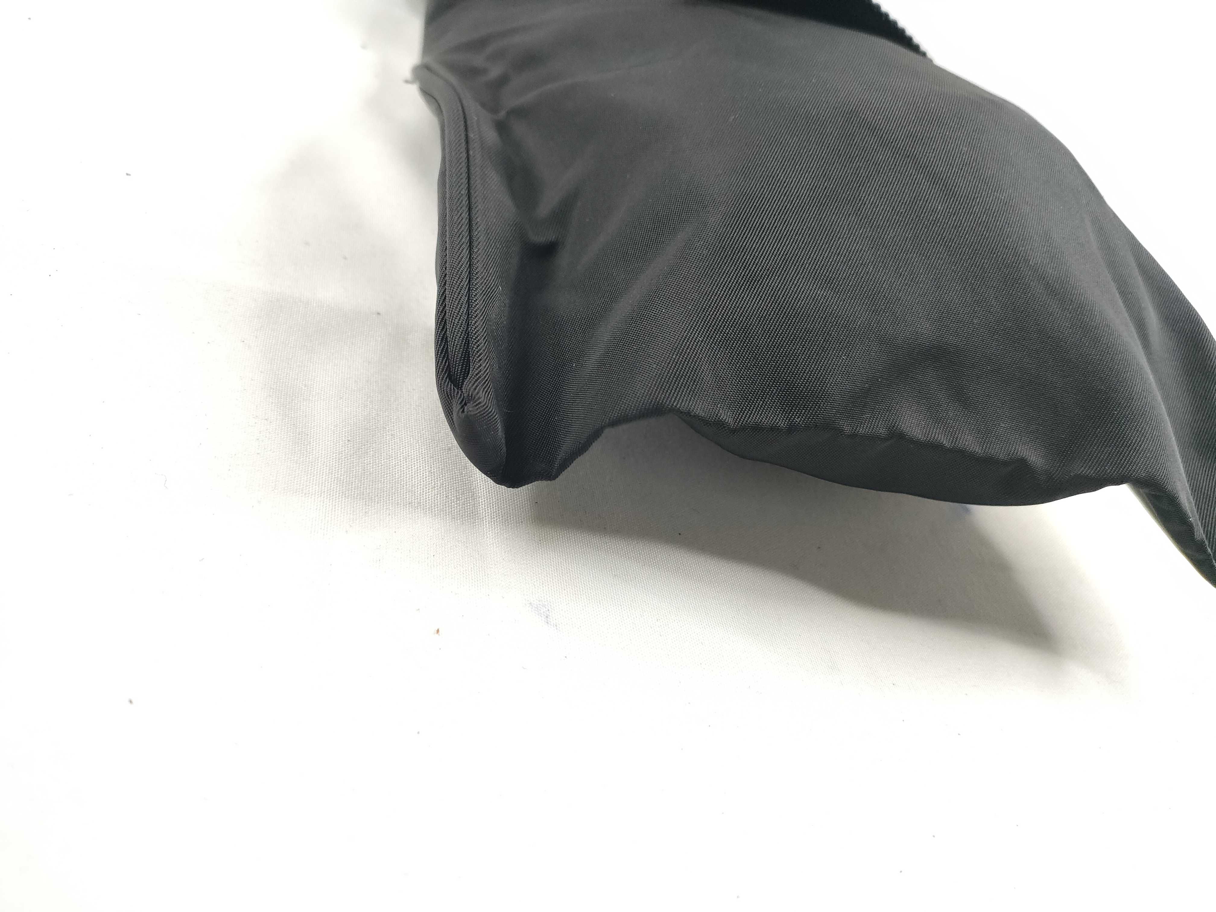 Nylon Shoulder Bag with Triangle Logo — view 3