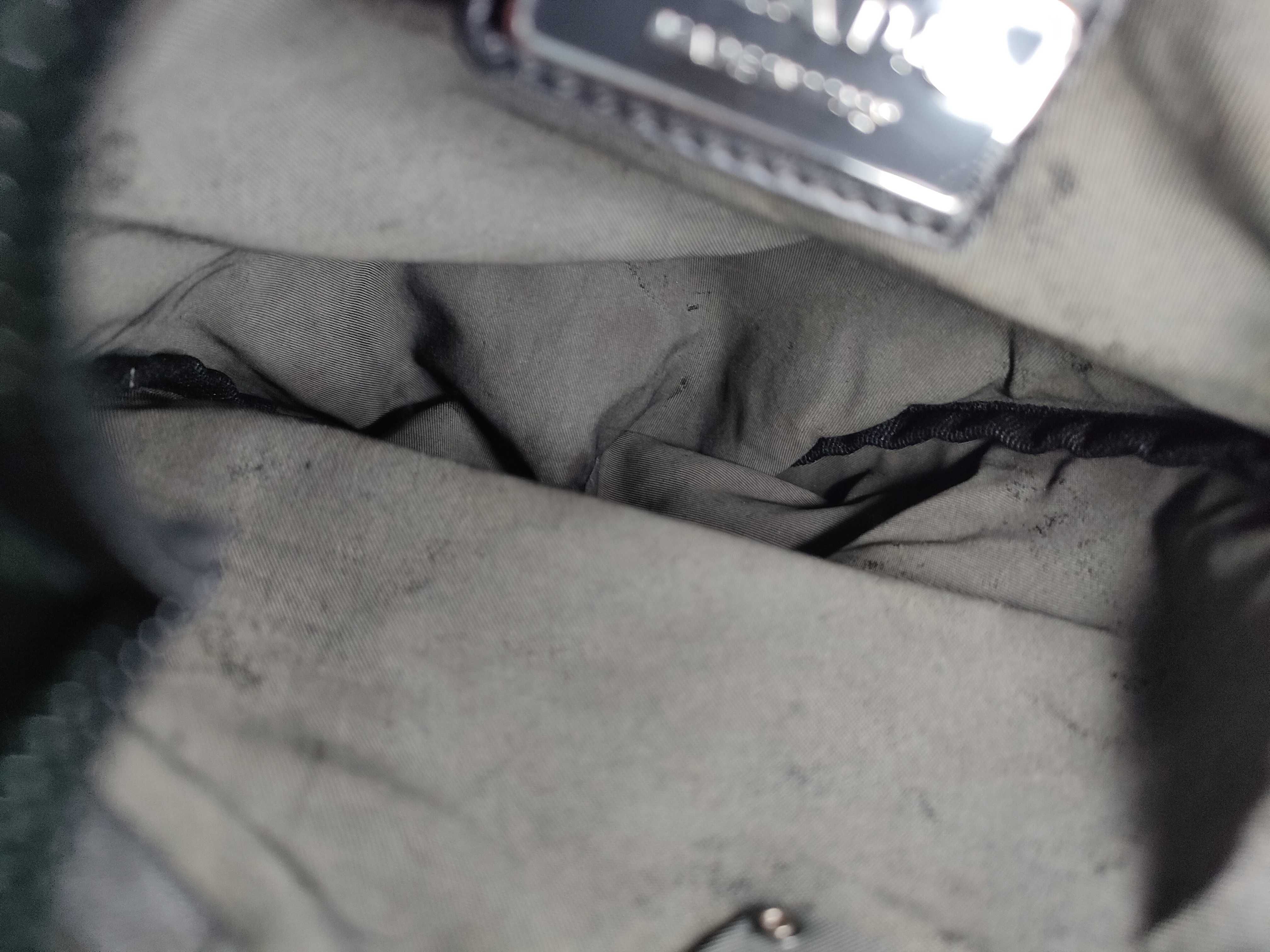 Nylon Shoulder Bag with Triangle Logo — view 10