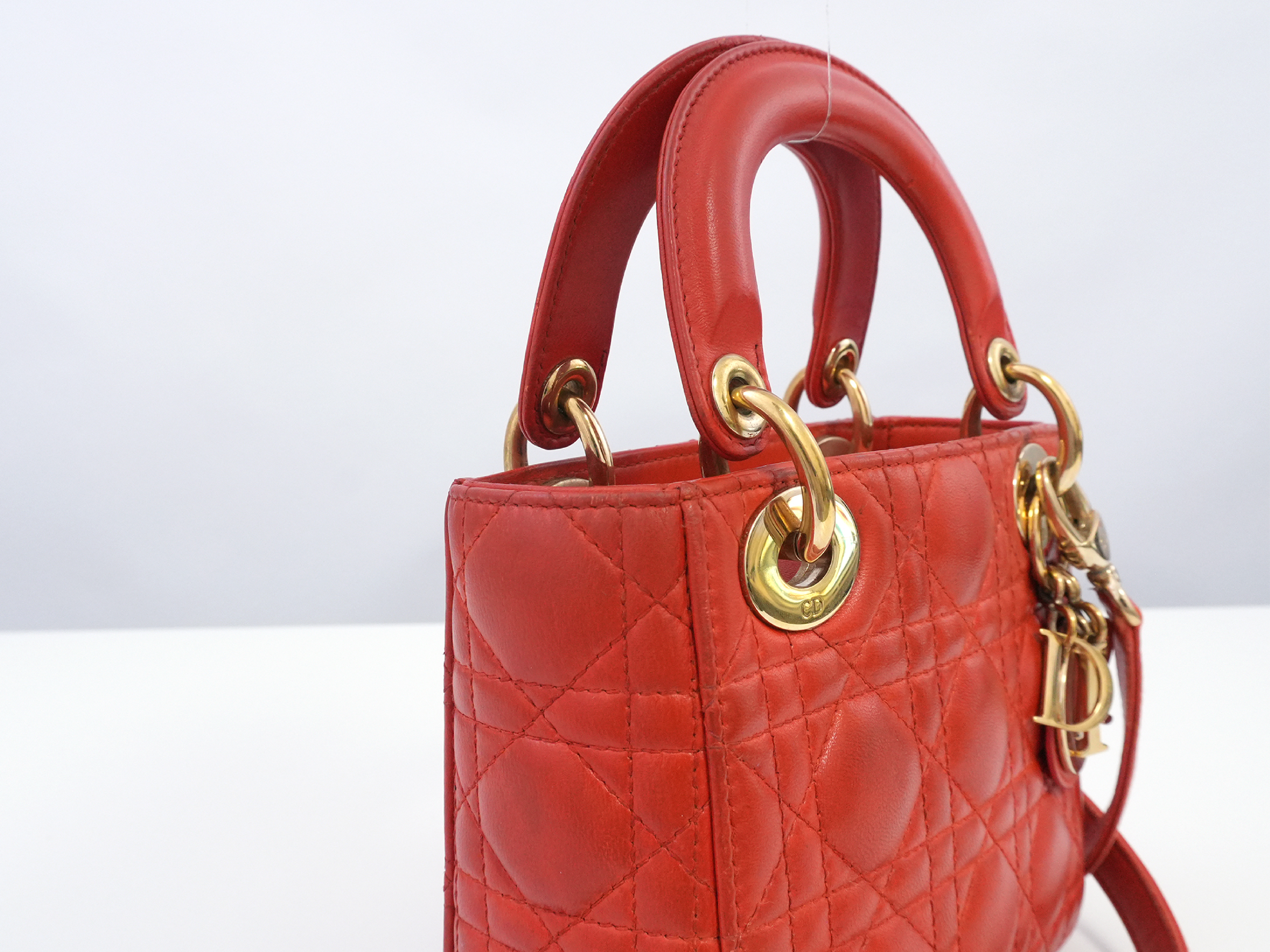 Lady Dior Mini Cannage Handbag — view 12