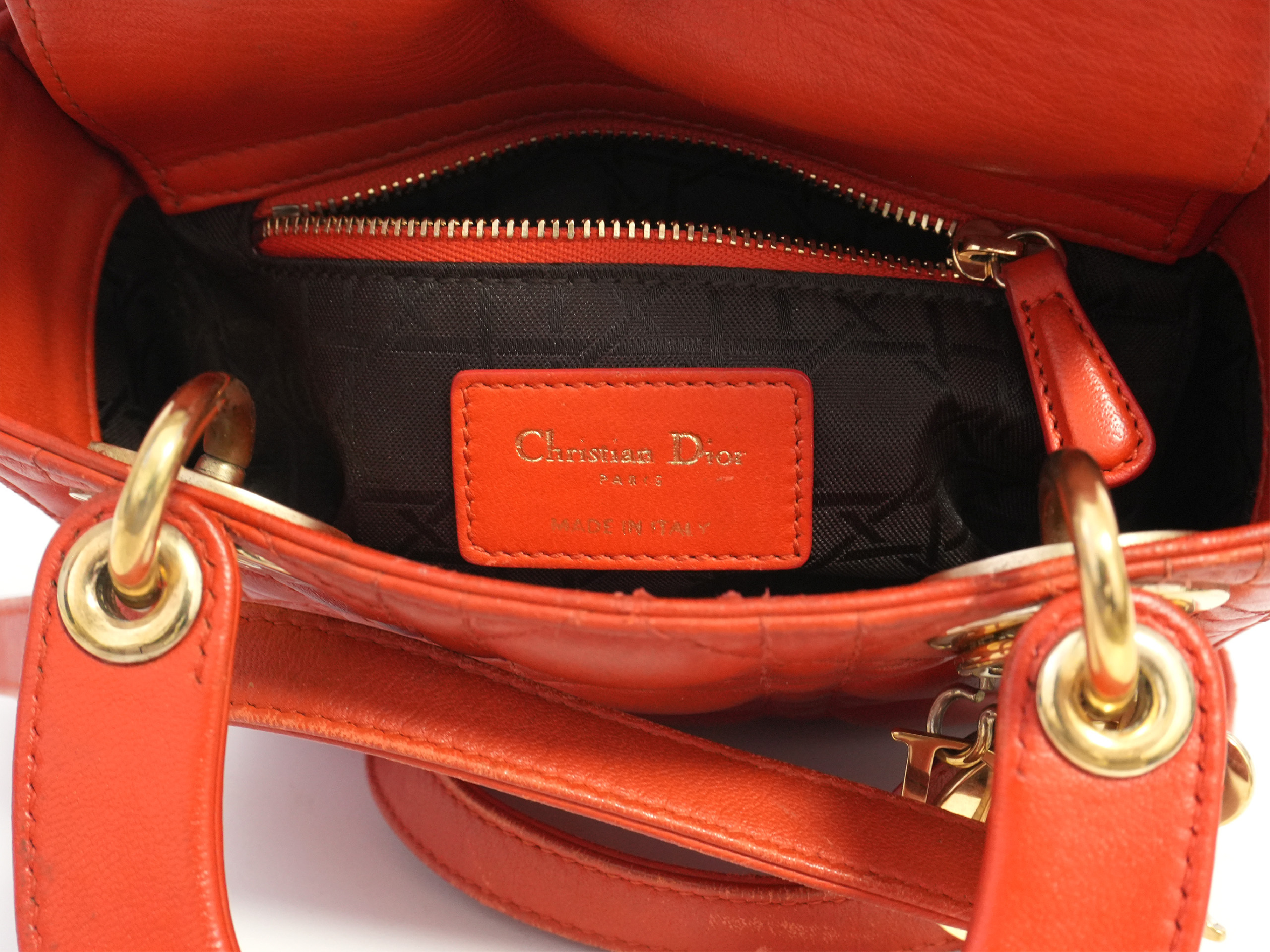Lady Dior Mini Cannage Handbag — view 7