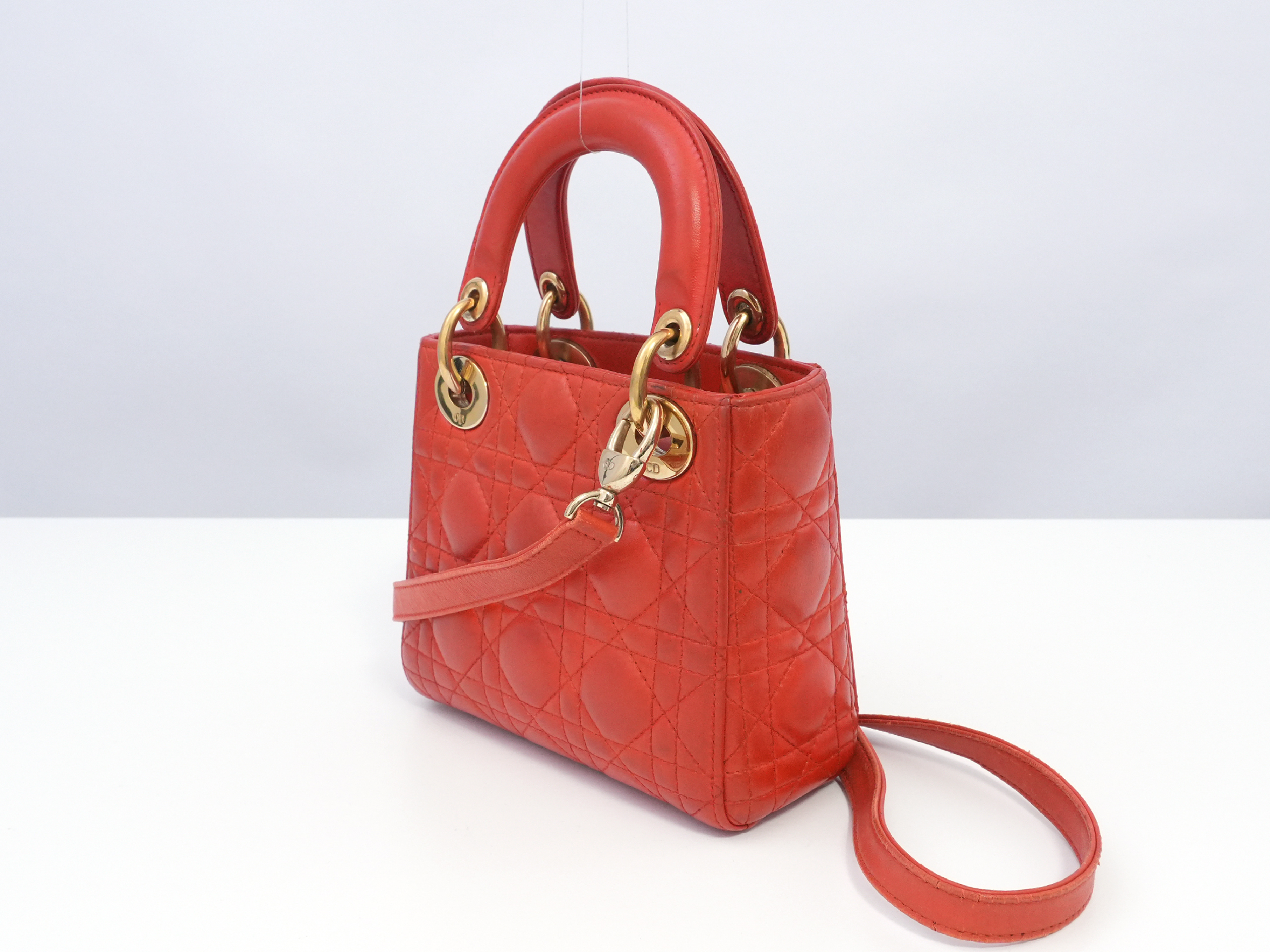 Lady Dior Mini Cannage Handbag — view 10