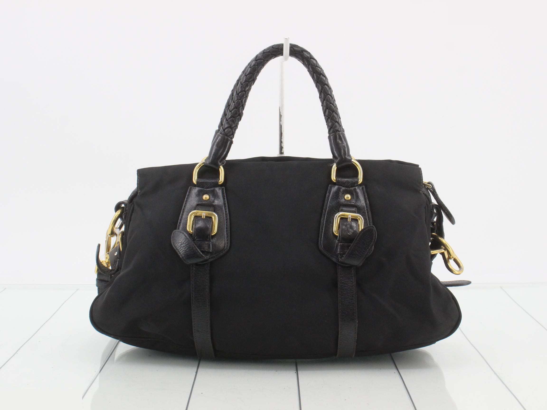 Nylon triangular plate 2WAY shoulder/handbag — view 2