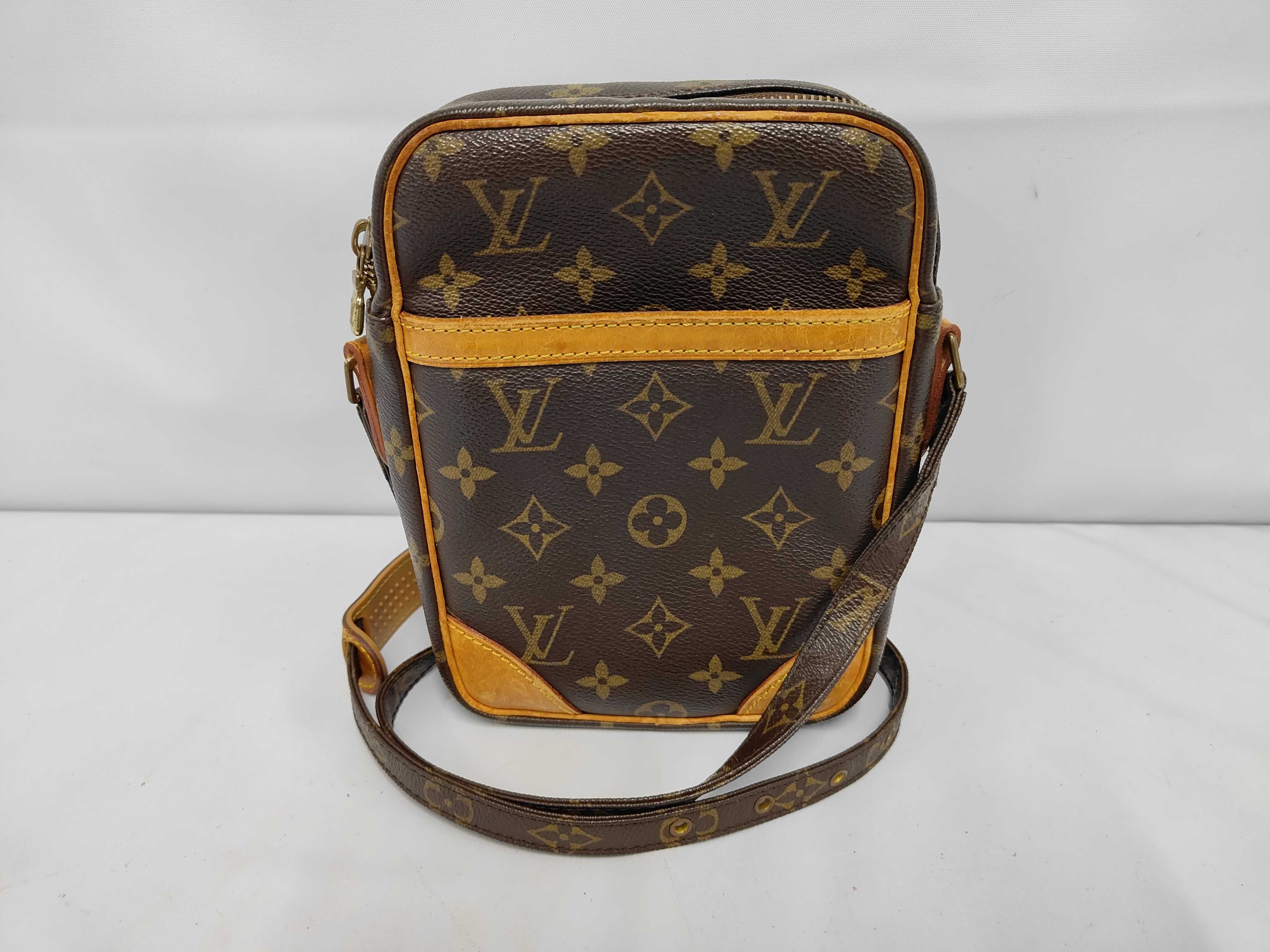 Monogram Danube M45266 Brown PVC Leather Shoulder Bag