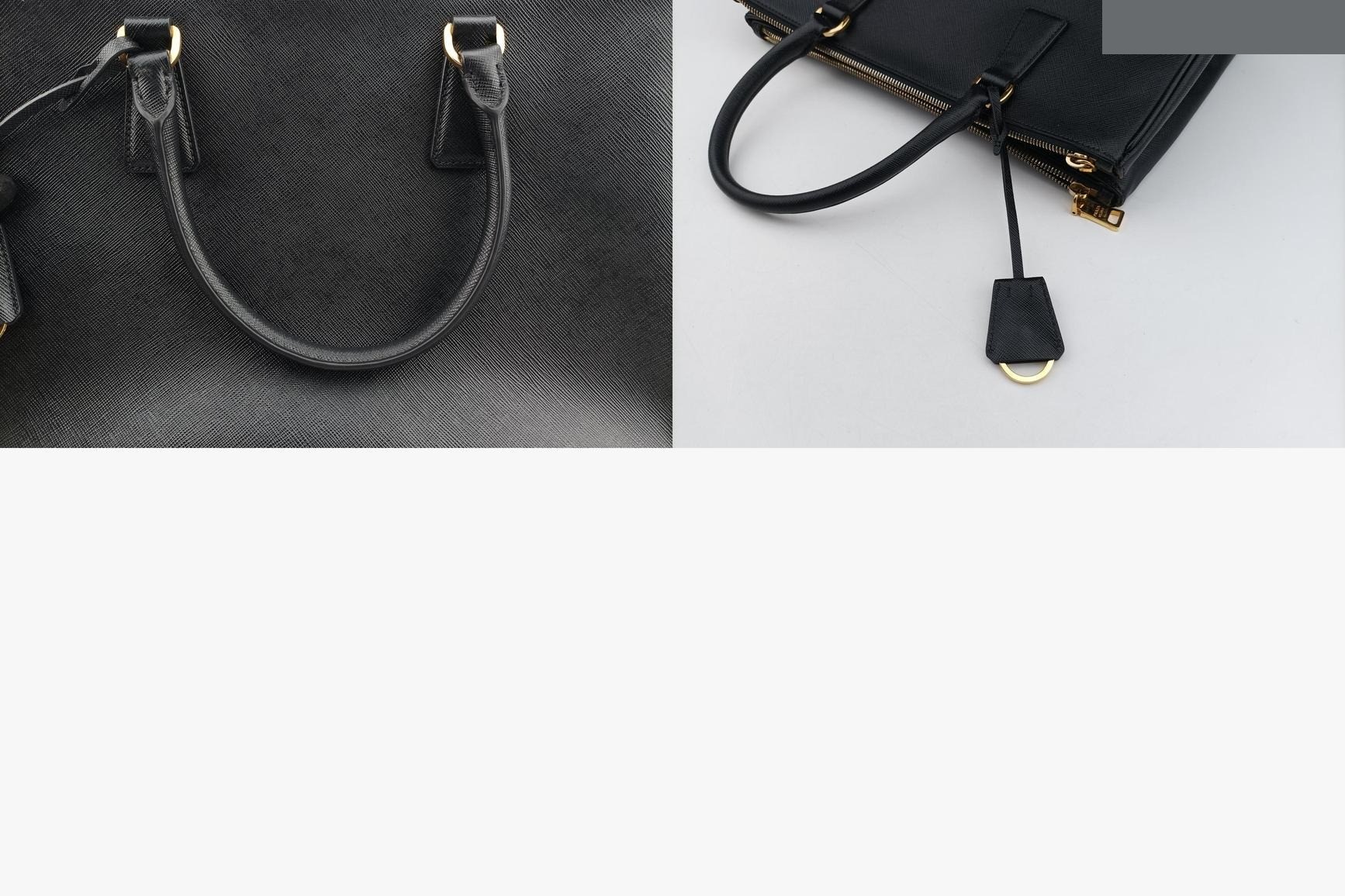 Galleria Saffiano Leather Black — view 11