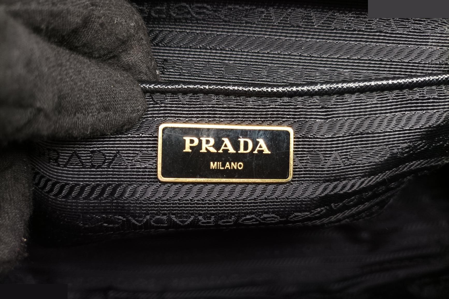 Galleria Saffiano Leather Black — view 7