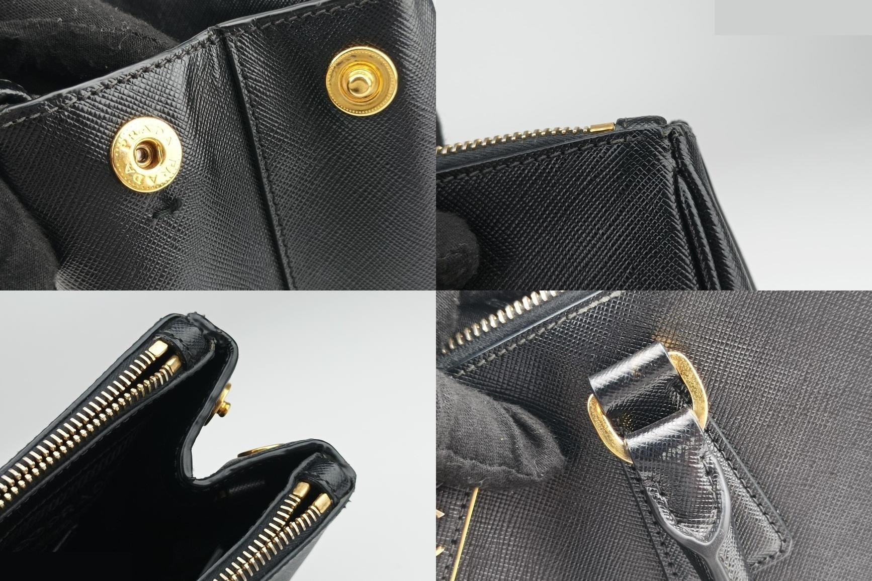 Galleria Saffiano Leather Black — view 9