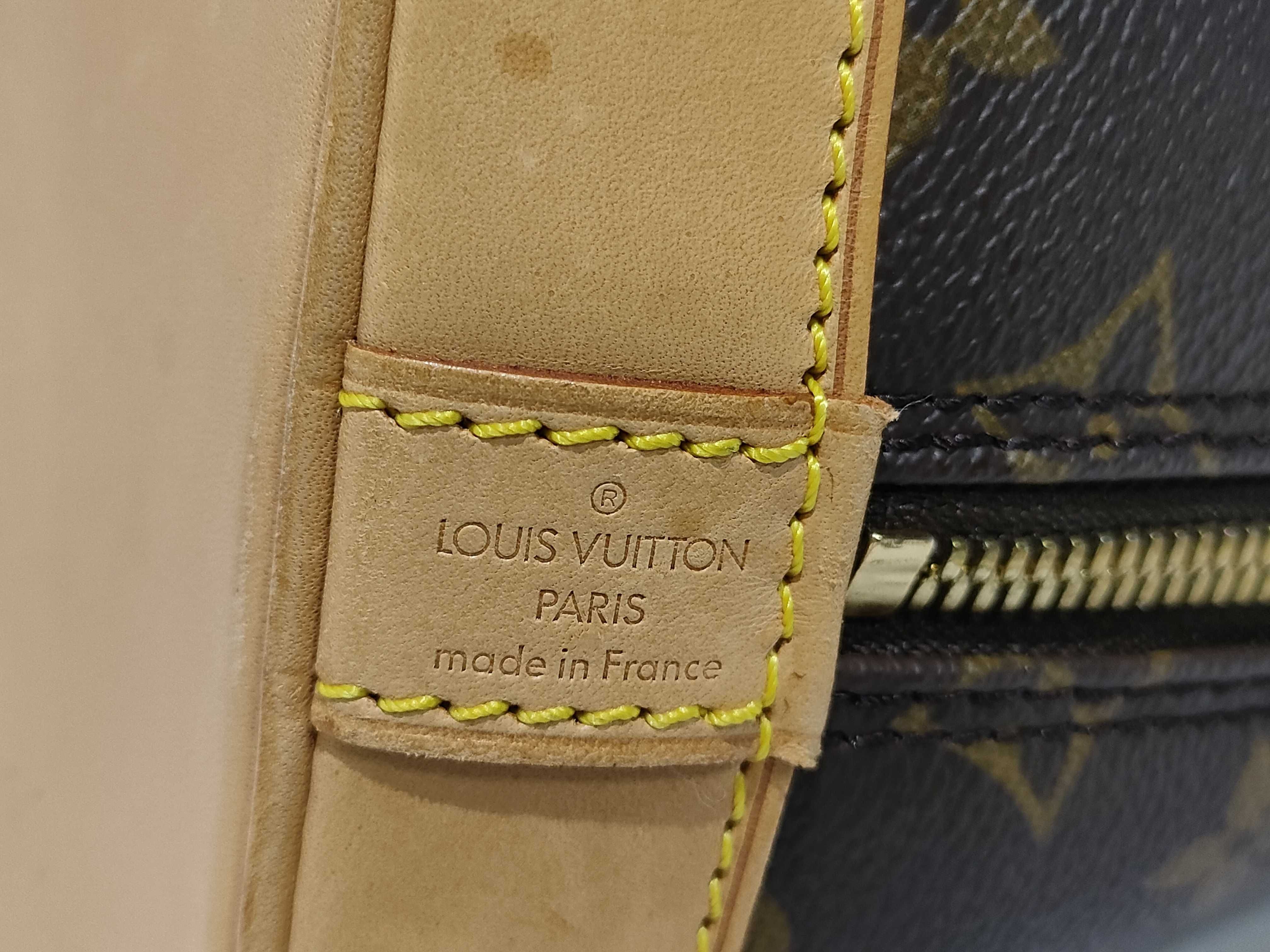 Monogram Alma MM M40878 VI0918 Brown Handbag with Strap — view 12