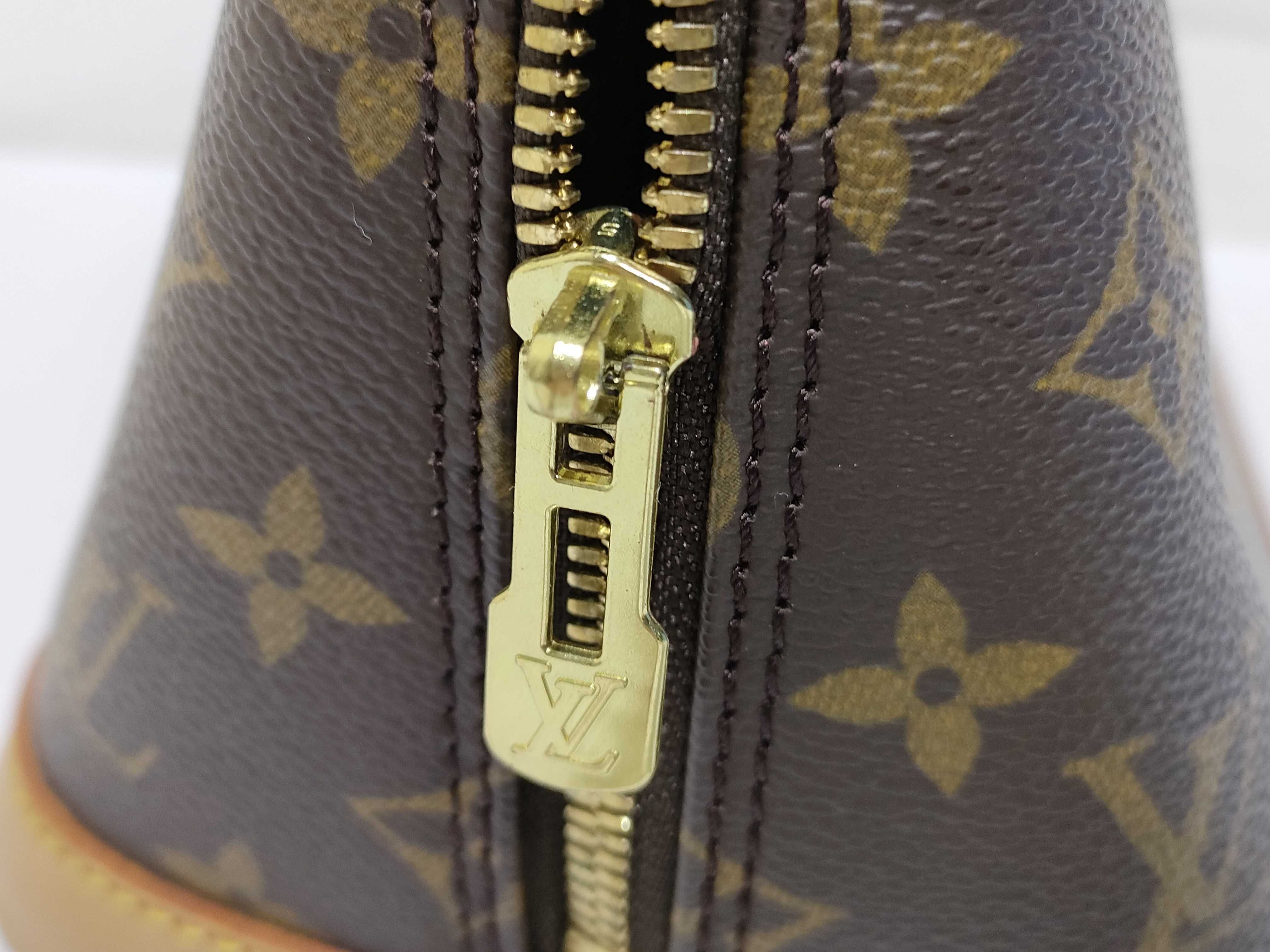 Monogram Alma MM M40878 VI0918 Brown Handbag with Strap — view 13