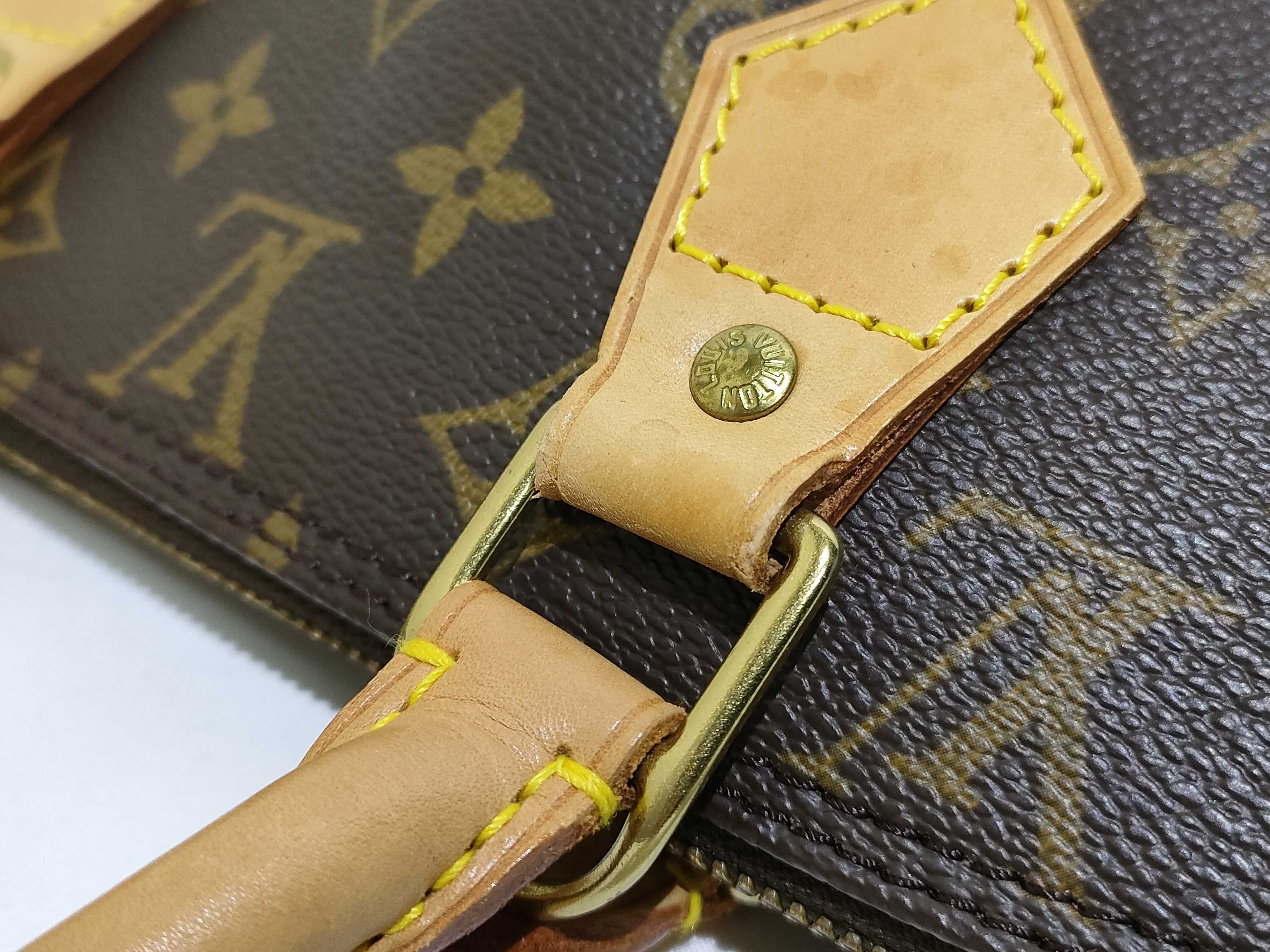 Monogram Alma MM M40878 VI0918 Brown Handbag with Strap — view 5