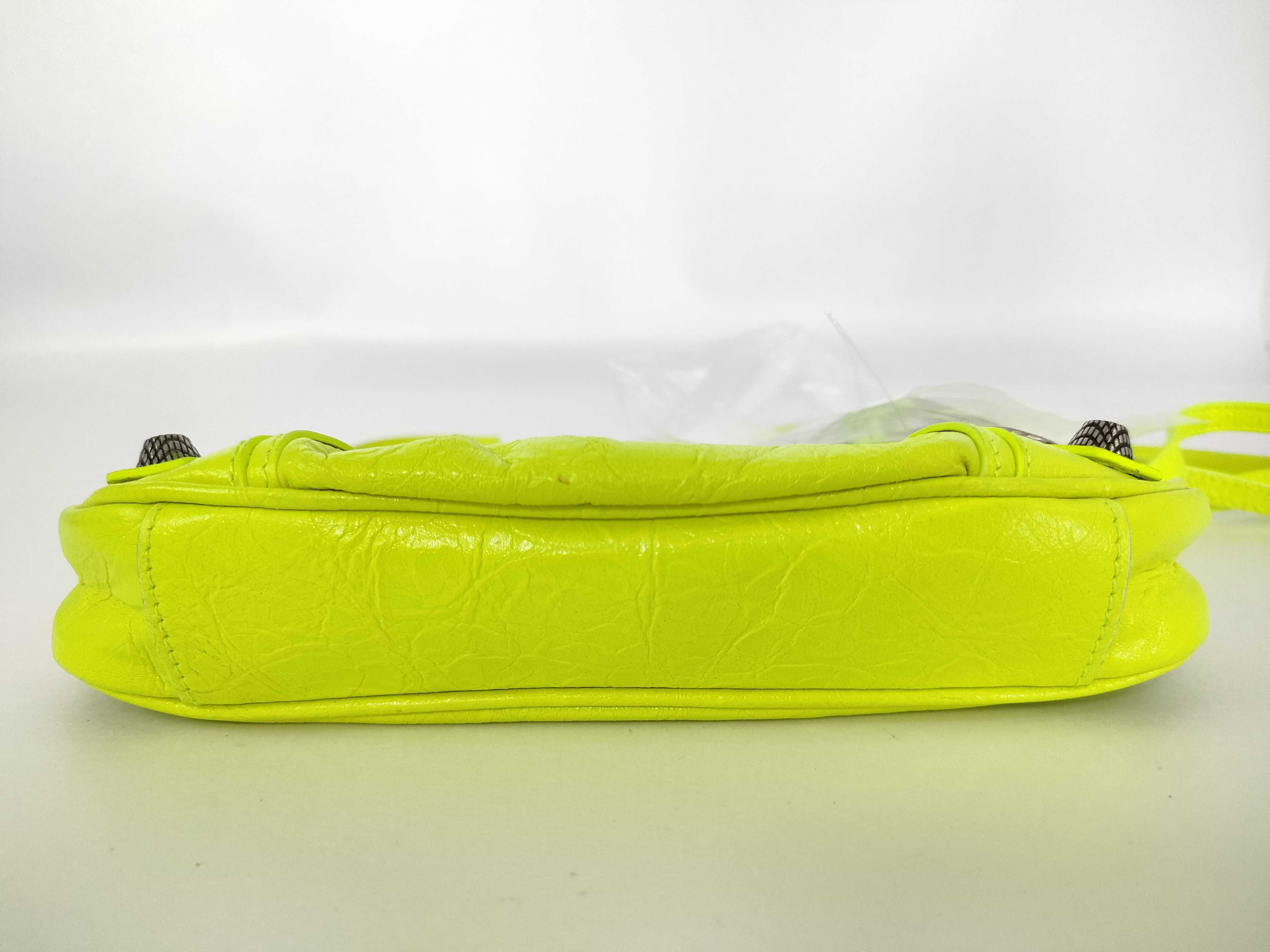 Lucagol Shoulder Bag 695814 Leather Yellow Shoulder Bag — view 8