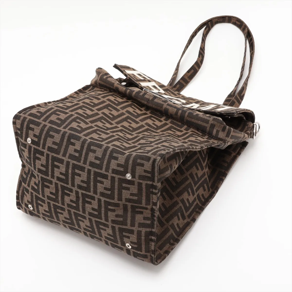 x Fragment Zucca Canvas 2-Way Shoulder Bag, Brown 8BH418 — view 3