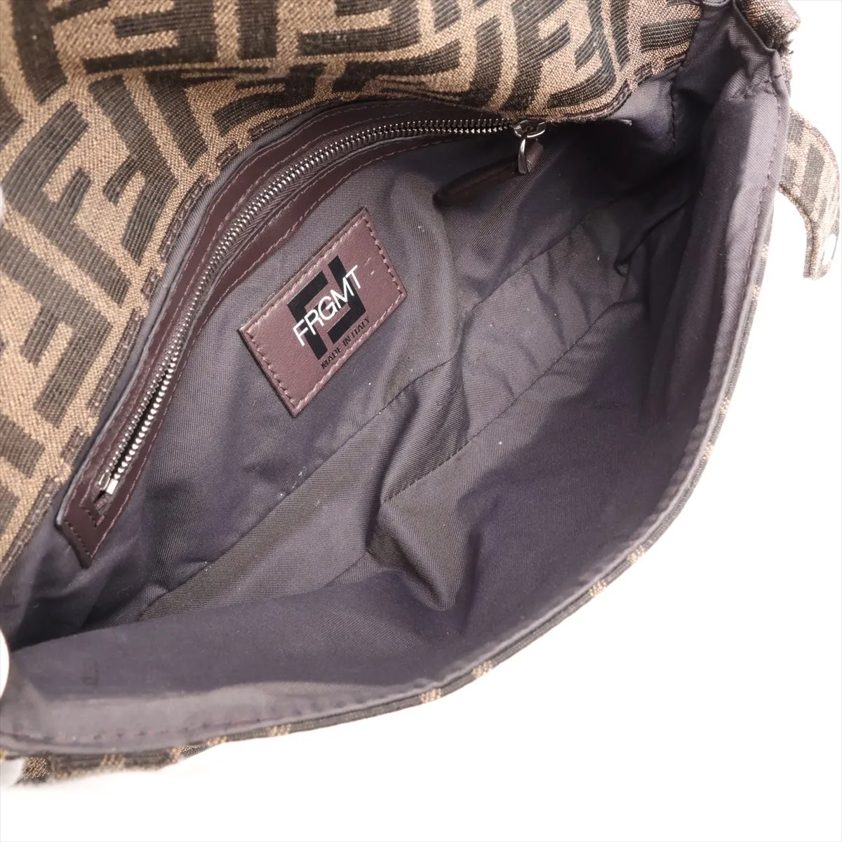 x Fragment Zucca Canvas 2-Way Shoulder Bag, Brown 8BH418 — view 9