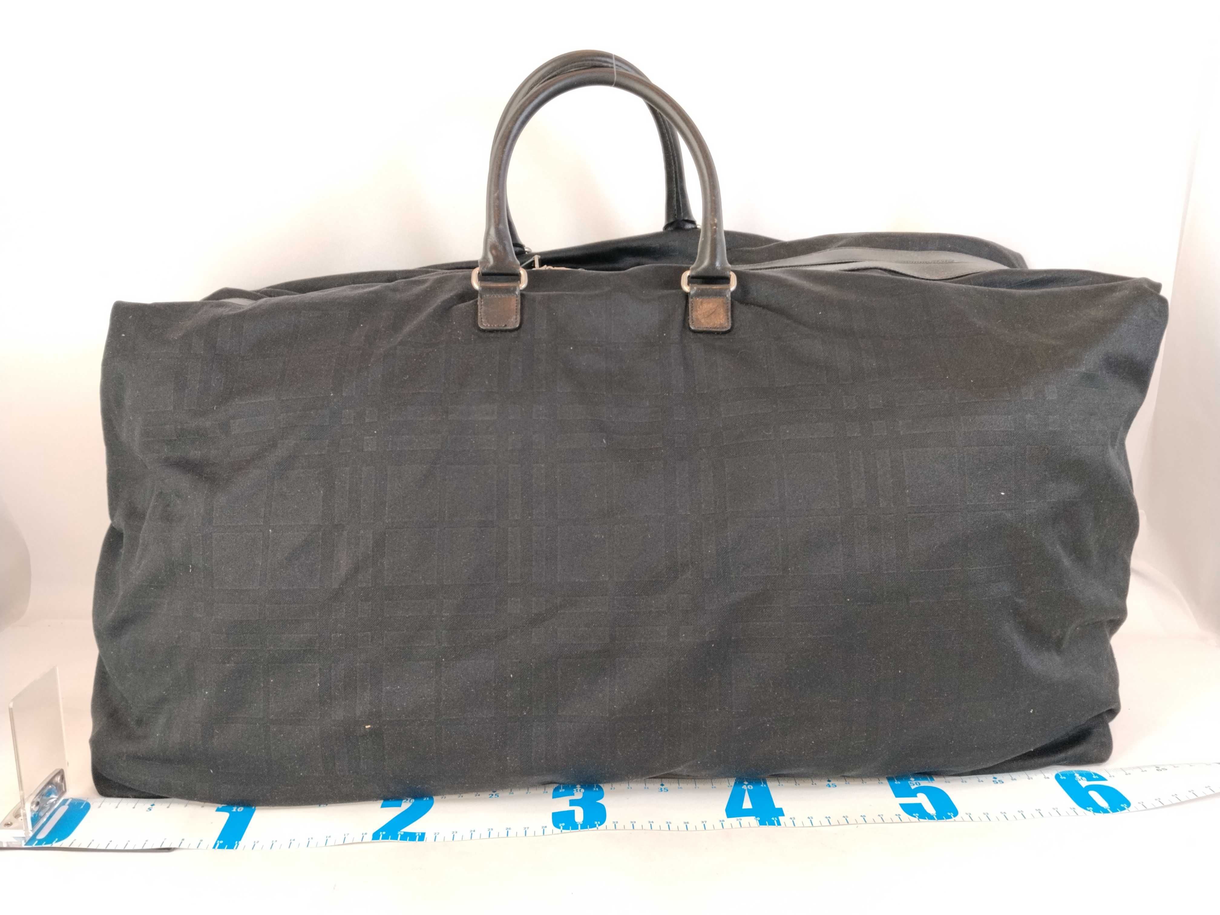 Black Check Boston Bag — view 2