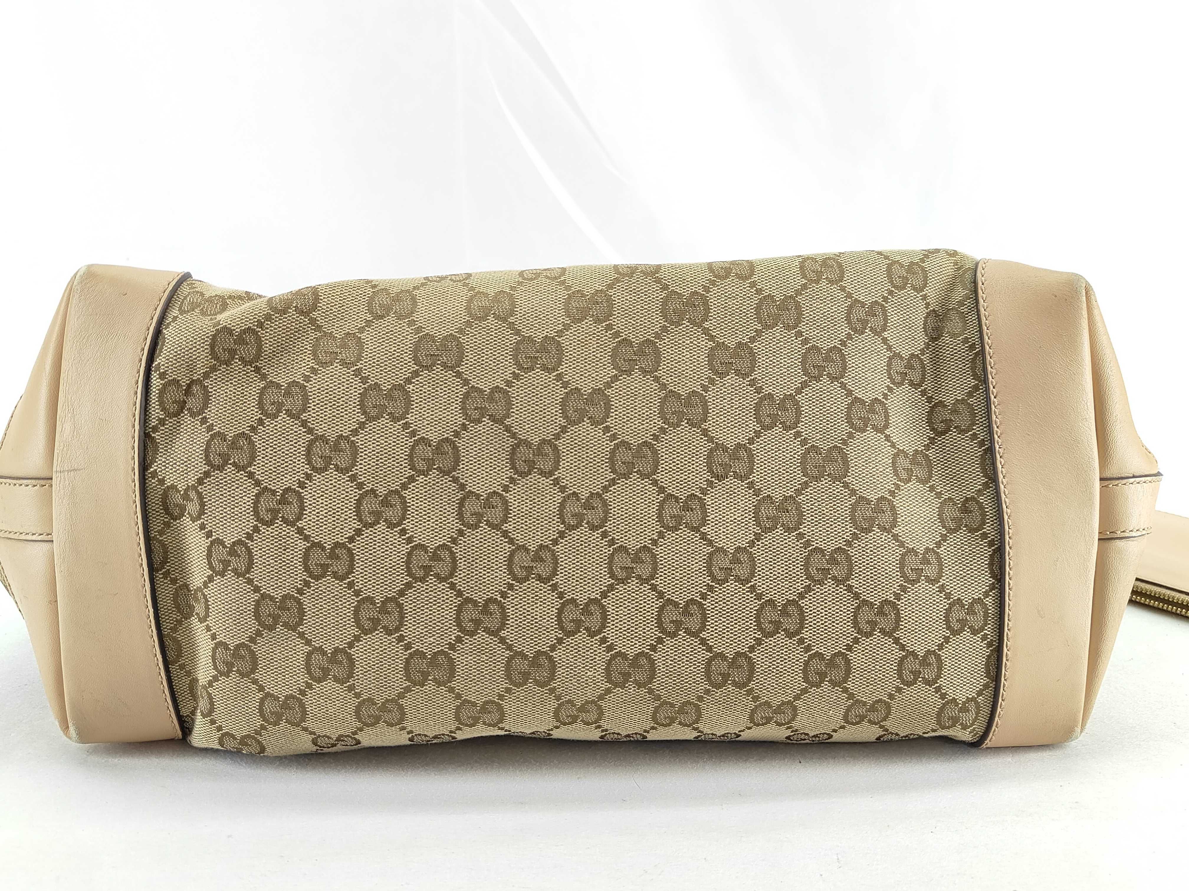 GG Canvas 247209 GG Canvas Tote Bag Brown Beige with Pouch — view 8