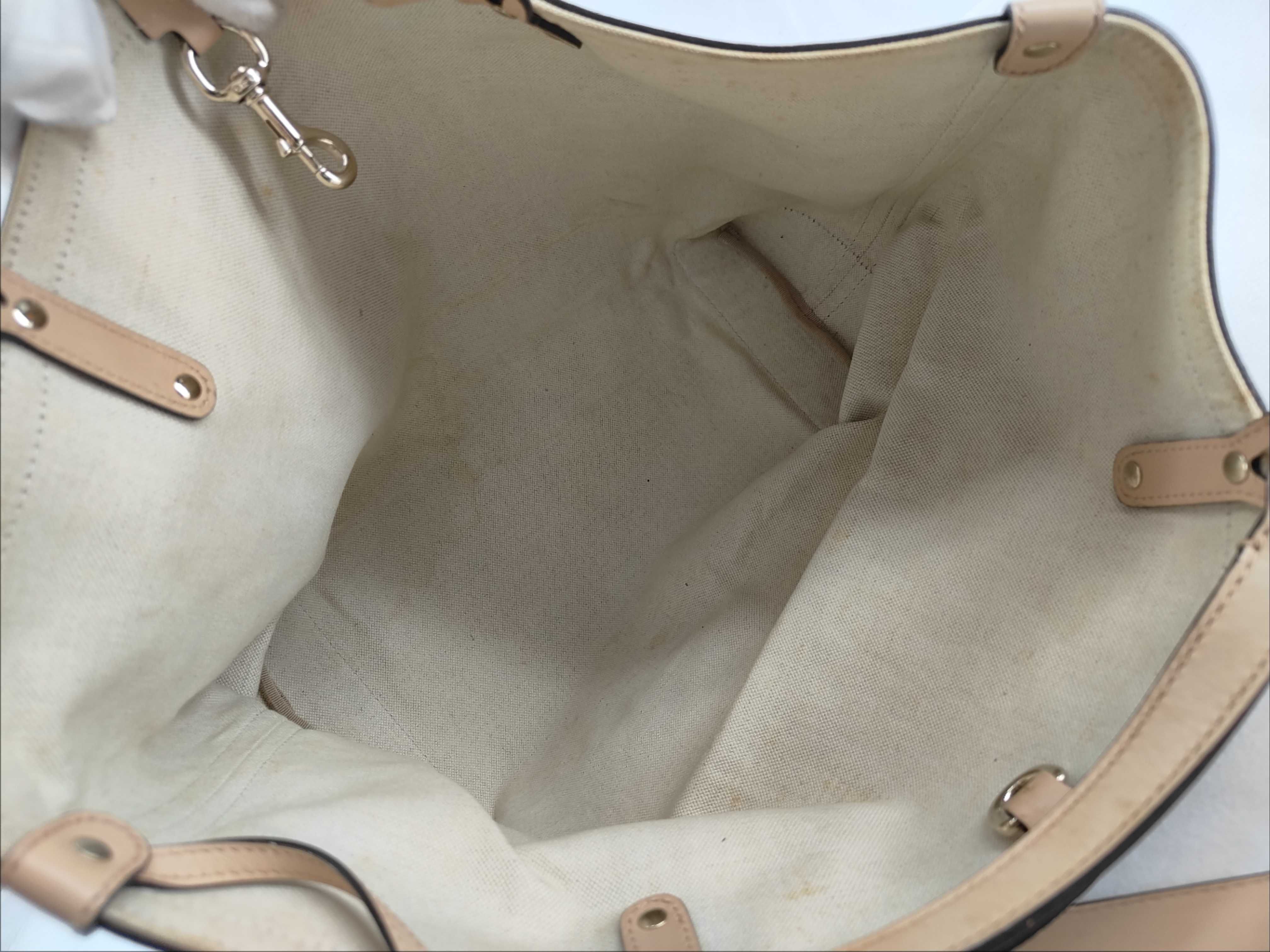 GG Canvas 247209 GG Canvas Tote Bag Brown Beige with Pouch — view 10